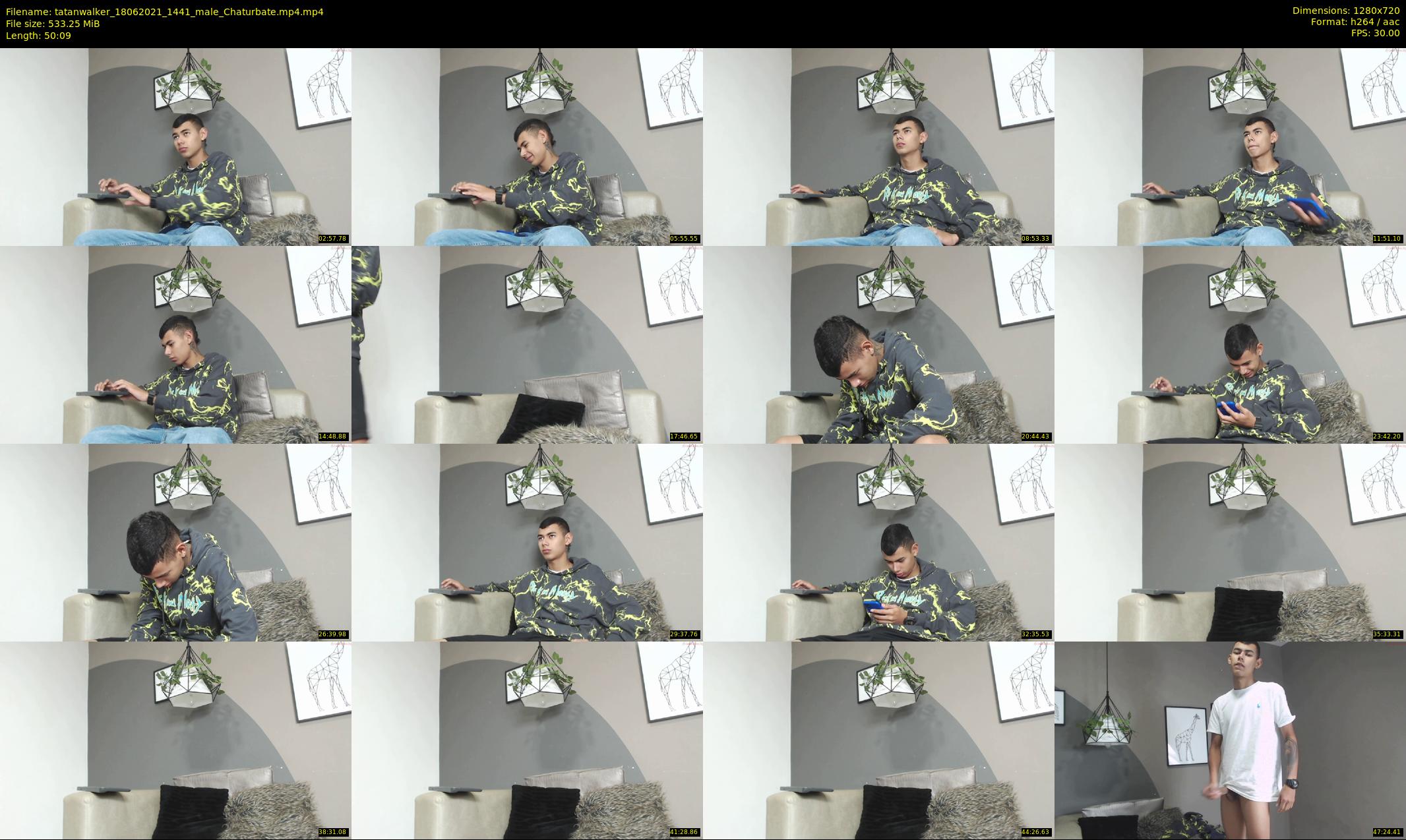 tatanwalker — 51 minute Chaturbate male cam show recording, 720p, Jun 18, 2021