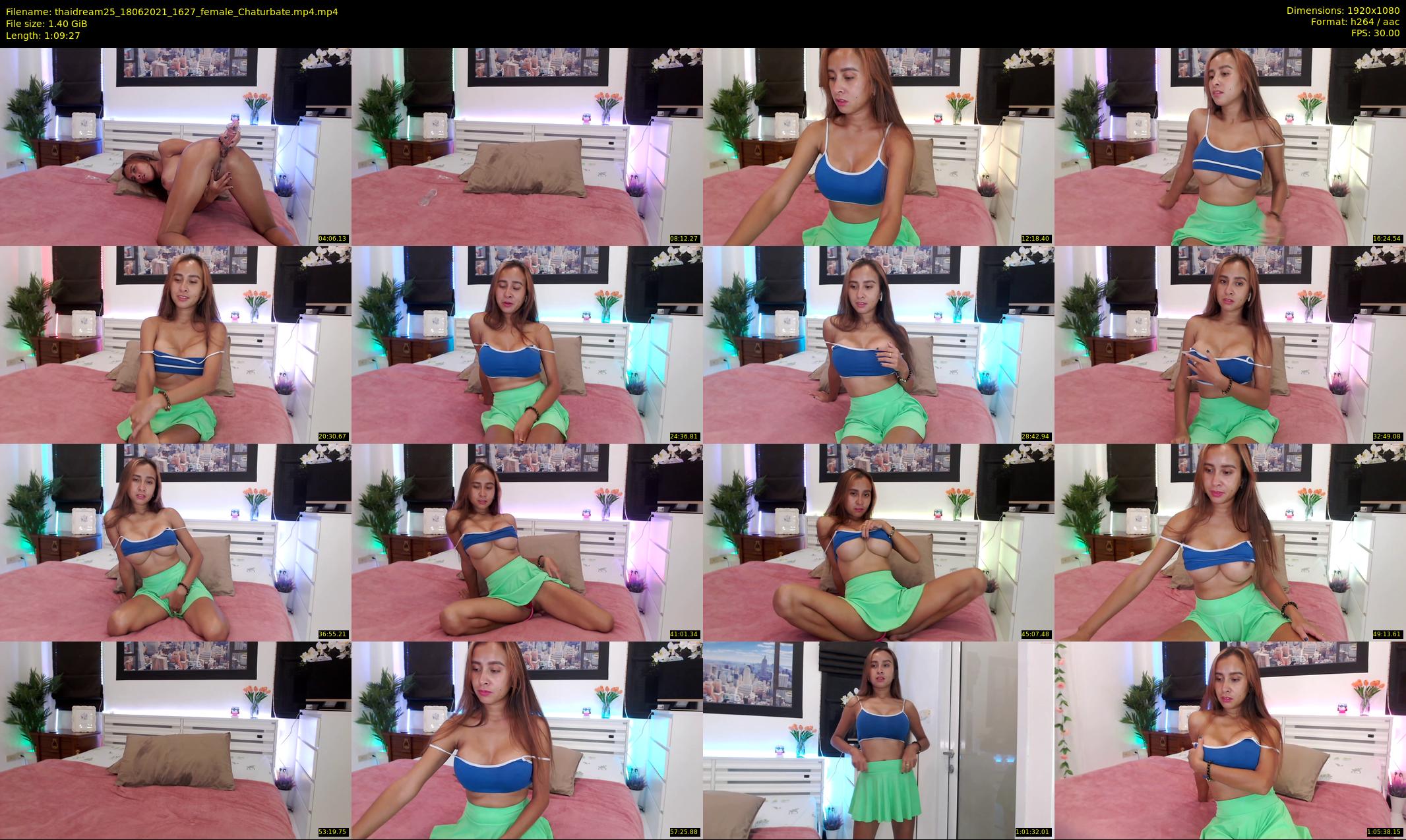 thaidream25 — 70 minute Chaturbate female cam show recording, 1080p, Jun 18, 2021