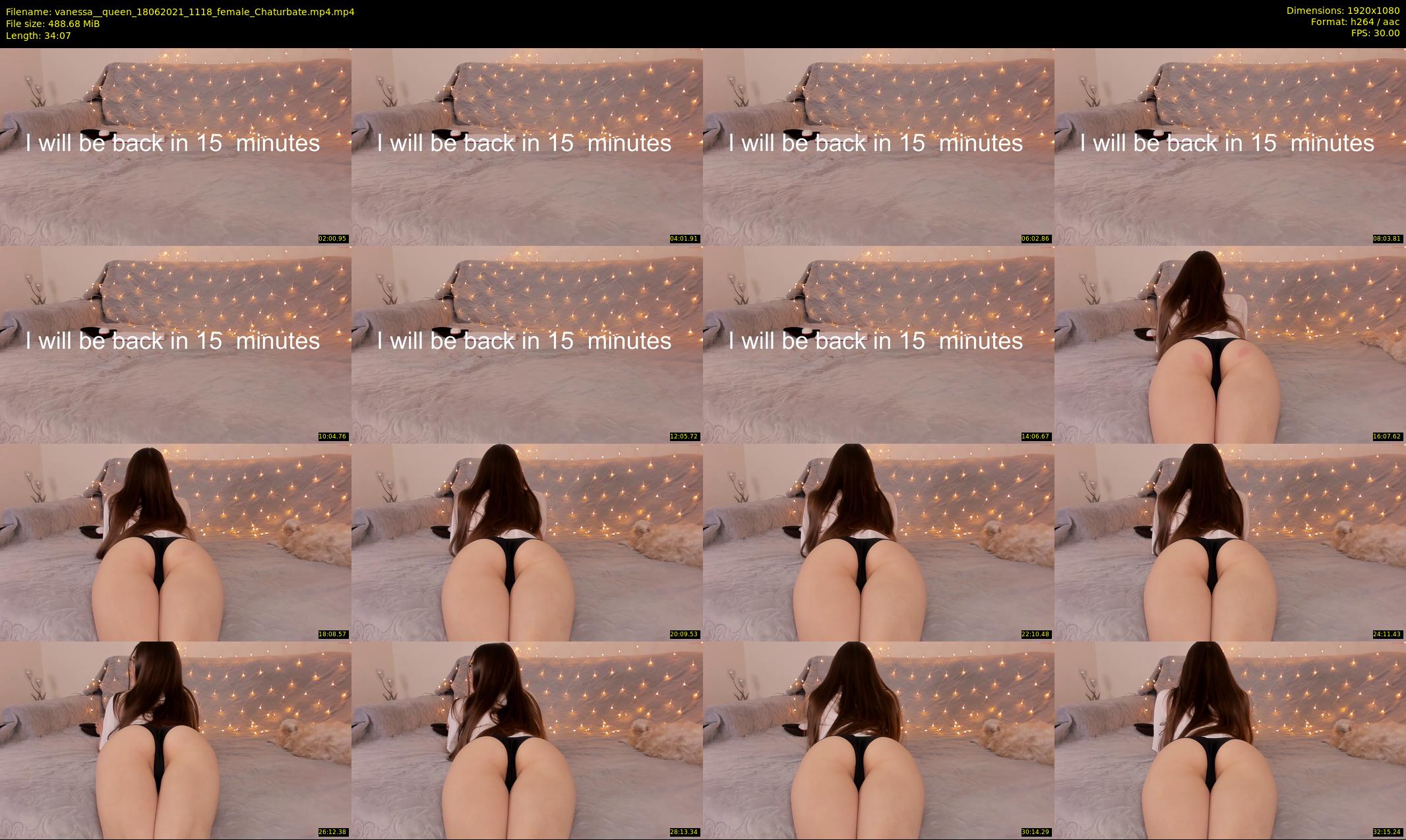 vanessa__queen — 35 minute Chaturbate female cam show recording, 1080p, Jun 18, 2021