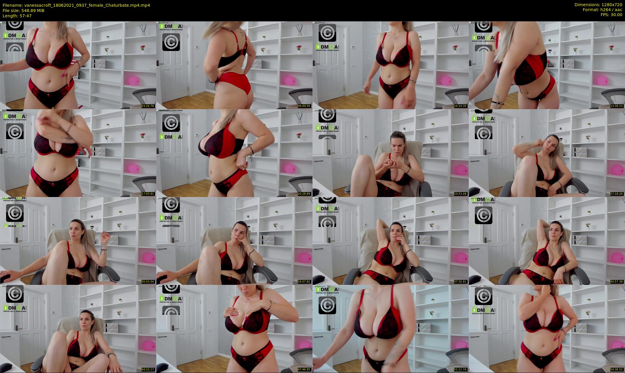 vanessacroft — 58 minute Chaturbate female cam show recording, 720p, Jun 18, 2021