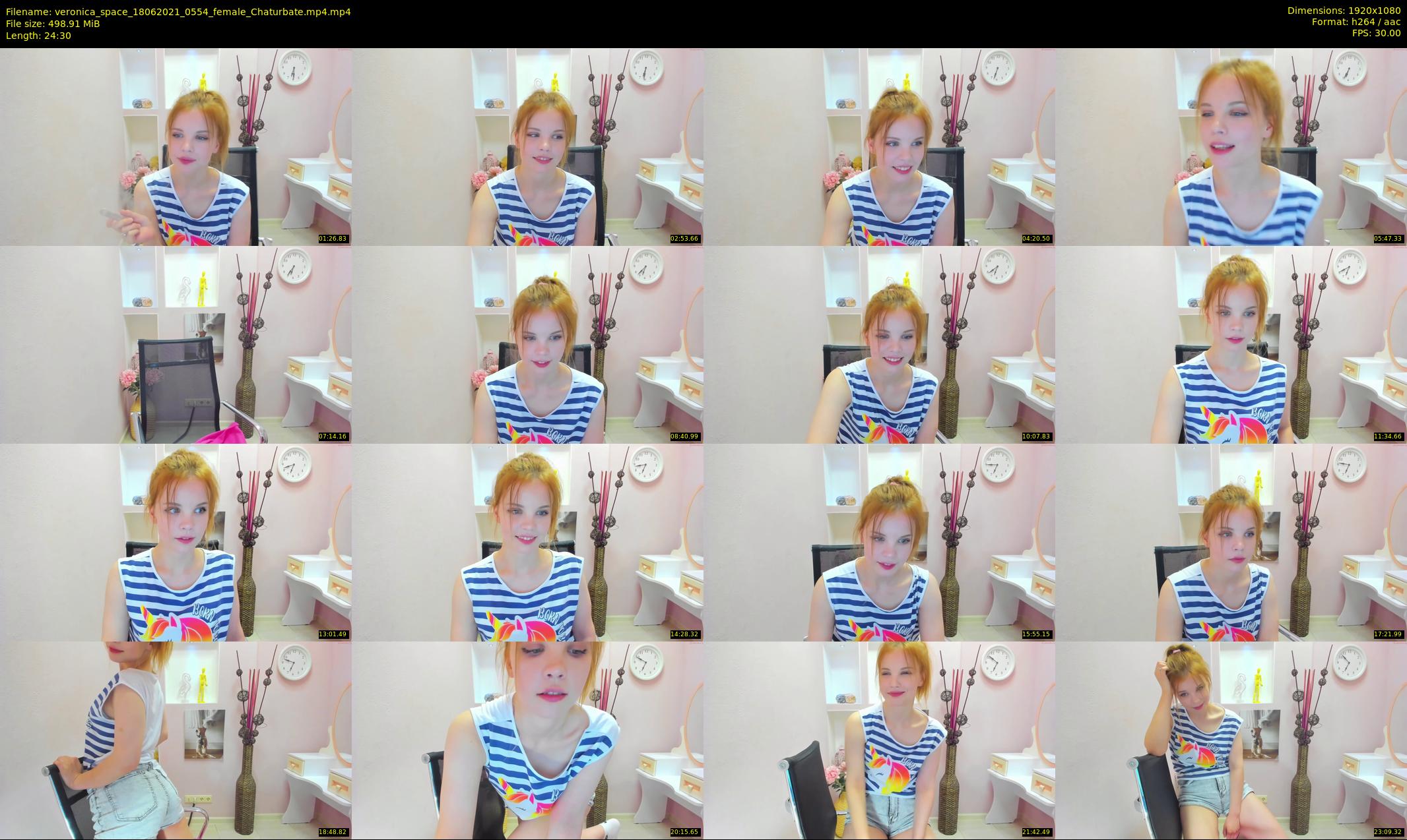 veronica_space — 25 minute Chaturbate female cam show recording, 1080p, Jun 18, 2021