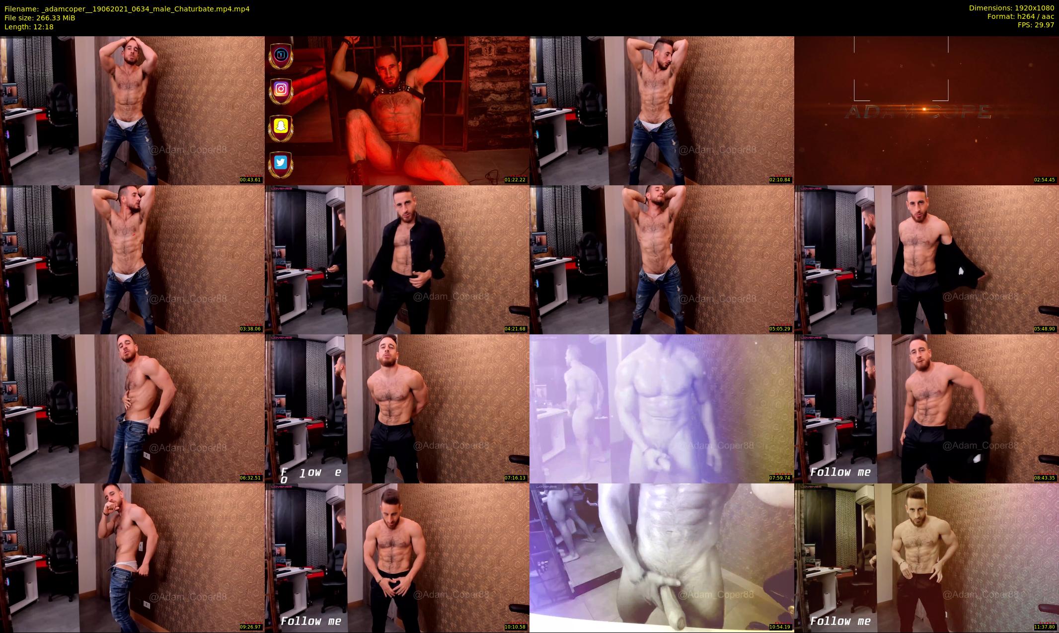 _adamcoper_ — 13 minute Chaturbate male cam show recording, 1080p, Jun 19, 2021