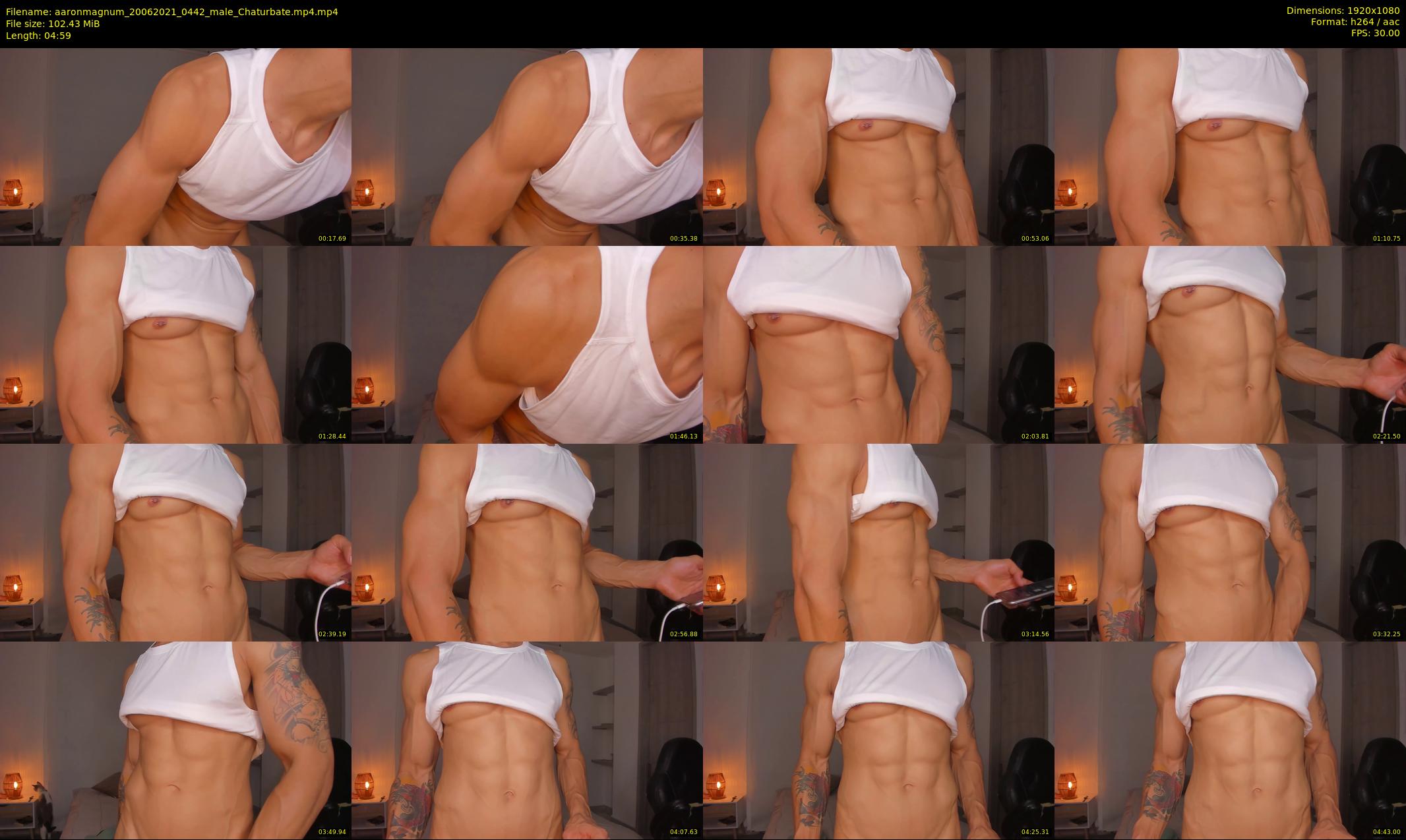 aaronmagnum — 5 minute Chaturbate male cam show recording, 1080p, Jun 20, 2021
