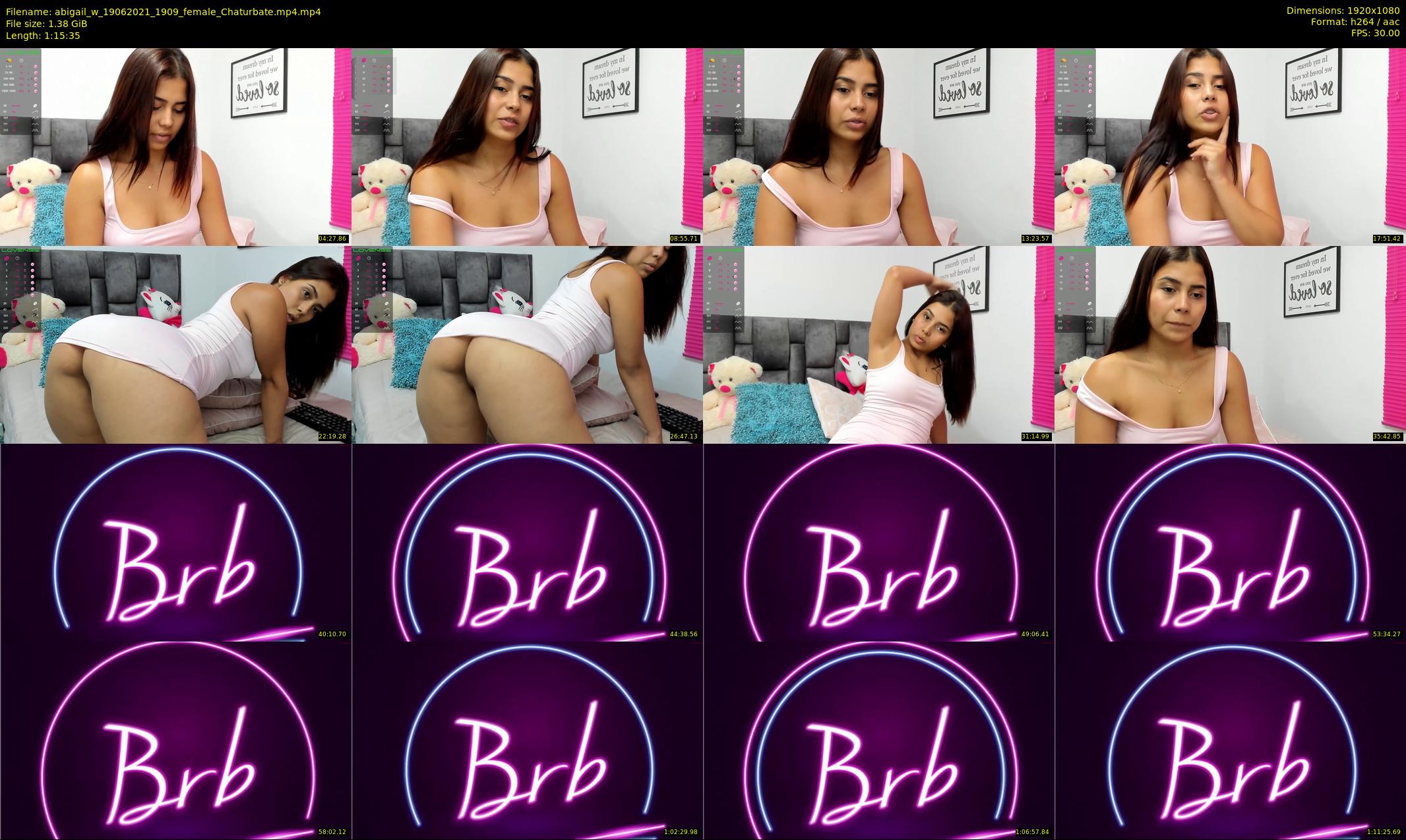 abigail_w — 76 minute Chaturbate female cam show recording, 1080p, Jun 19, 2021