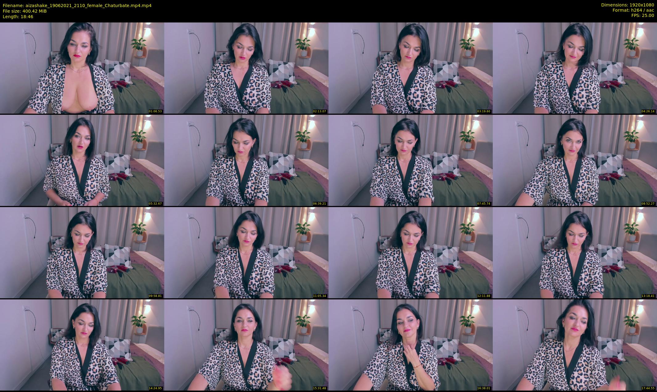 aizashake — 19 minute Chaturbate female cam show recording, 1080p, Jun 19, 2021