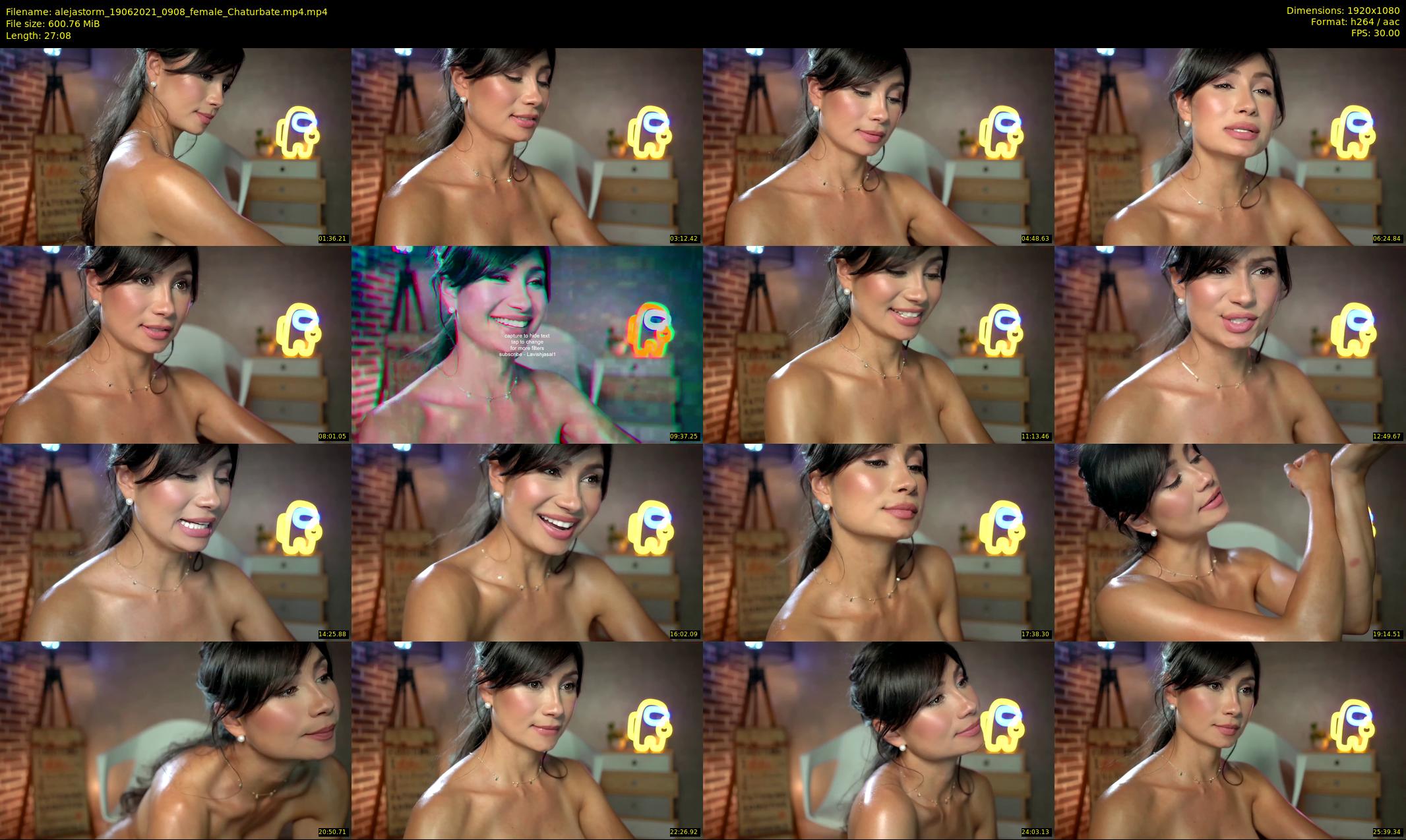 alejastorm — 28 minute Chaturbate female cam show recording, 1080p, Jun 19, 2021