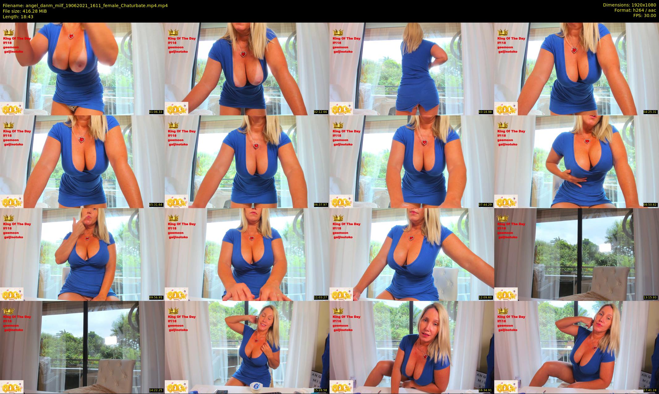 angel_danm_milf — 19 minute Chaturbate female cam show recording, 1080p, Jun 19, 2021