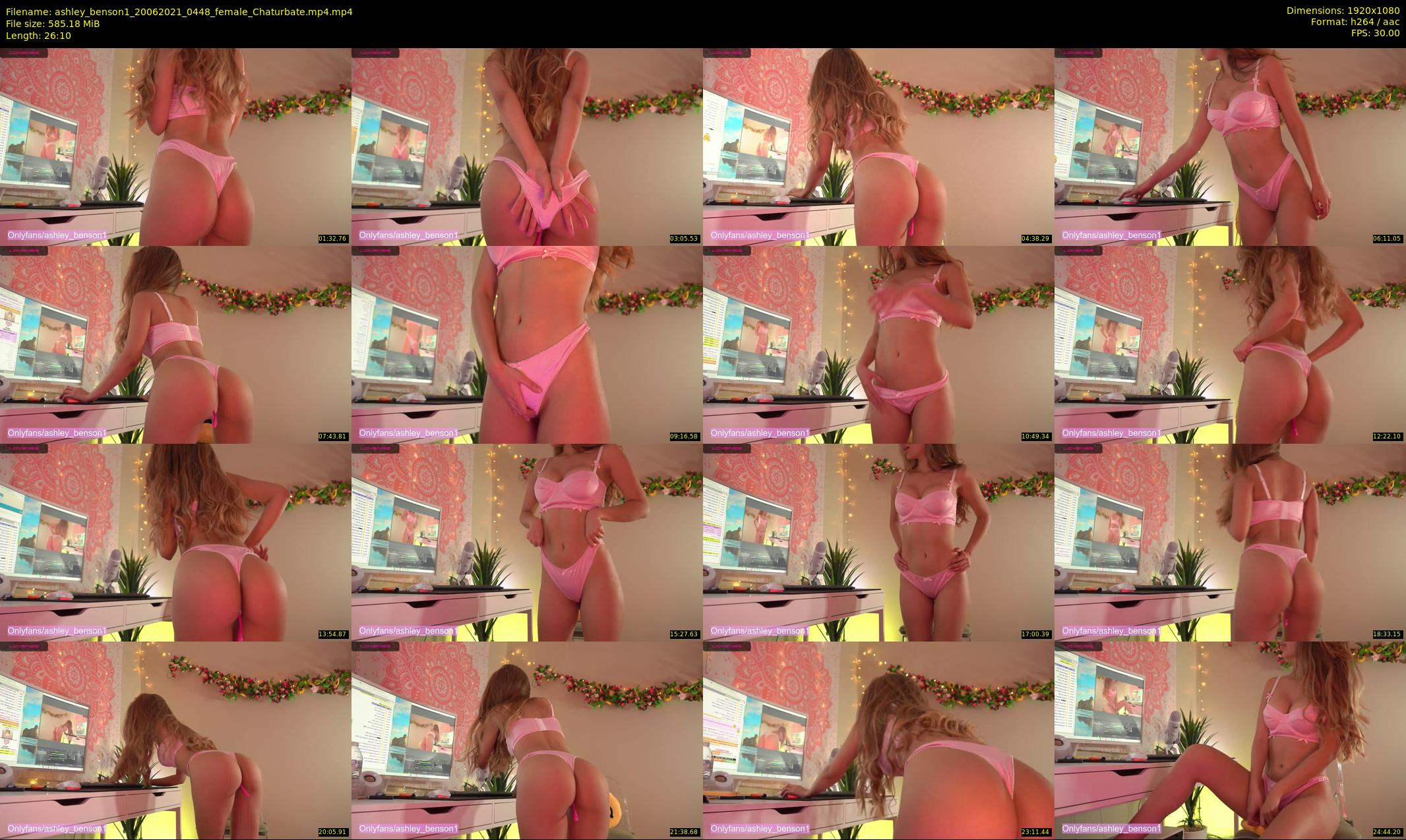 ashley_benson1 — 27 minute Chaturbate female cam show recording, 1080p, Jun 20, 2021