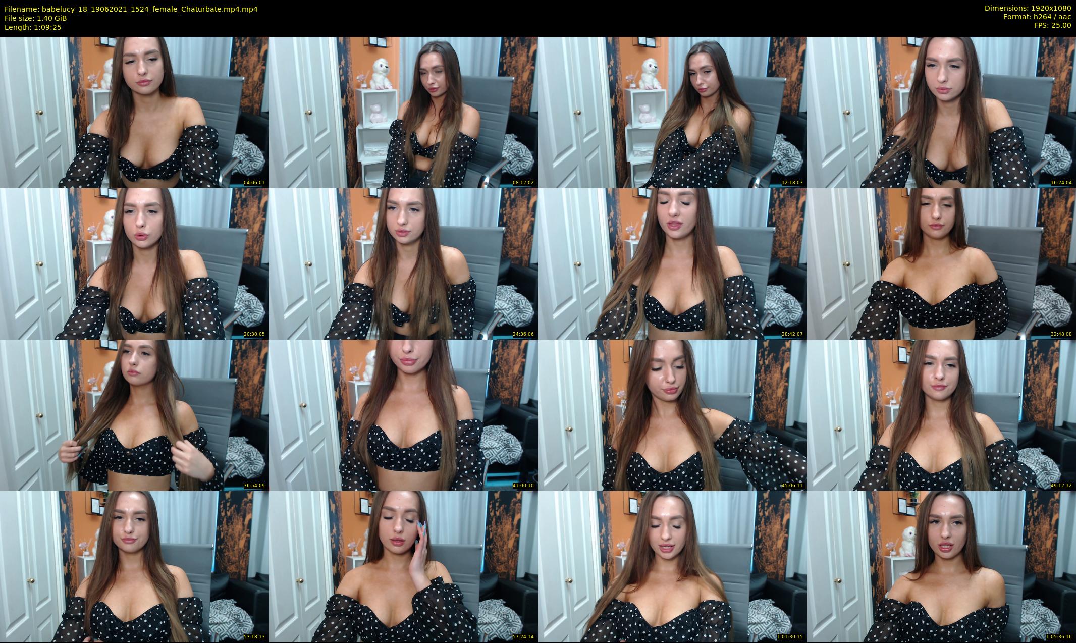 babelucy_18 — 70 minute Chaturbate female cam show recording, 1080p, Jun 19, 2021