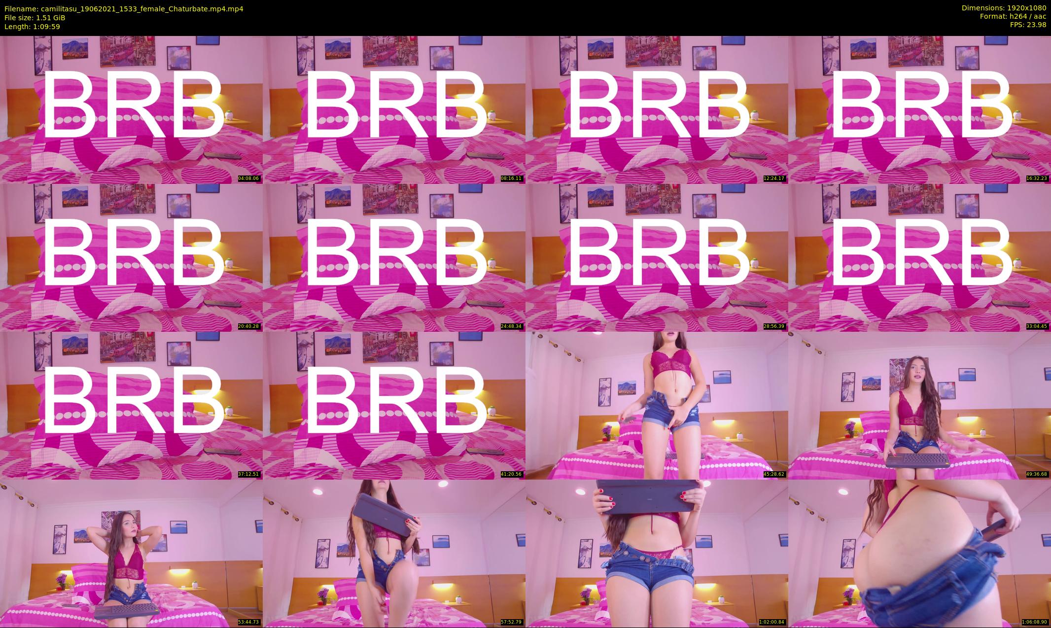 camilitasu — 70 minute Chaturbate female cam show recording, 1080p, Jun 19, 2021