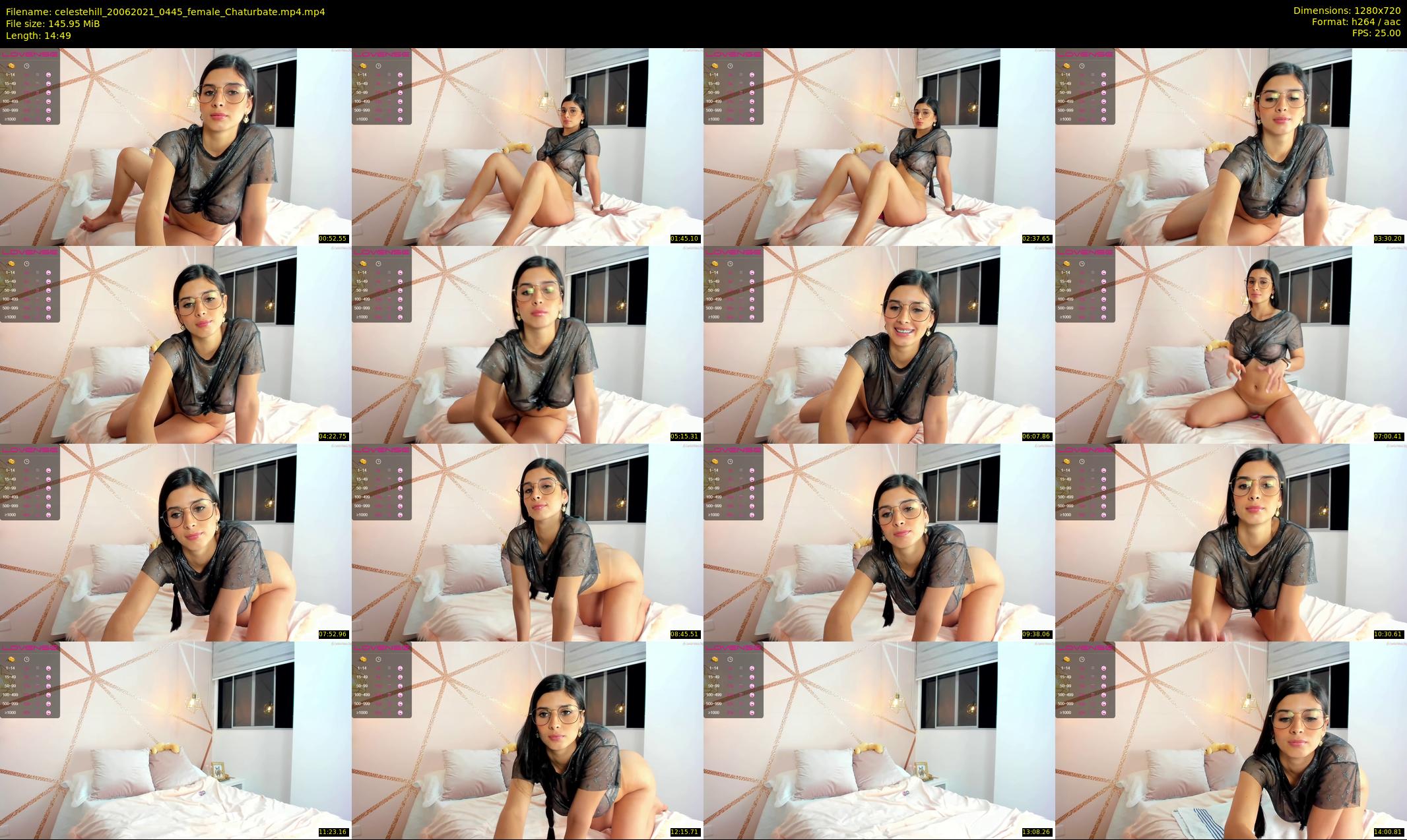celestehill — 15 minute Chaturbate female cam show recording, 720p, Jun 20, 2021