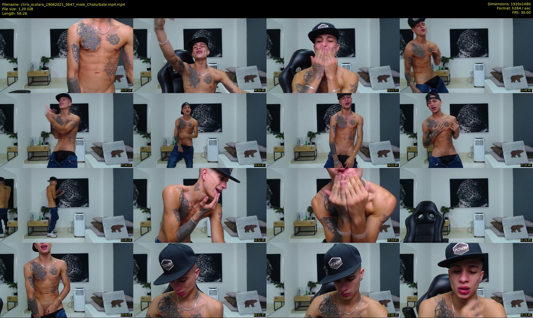 chris_scolaro — 59 minute Chaturbate male cam show recording, 1080p, Jun 19, 2021