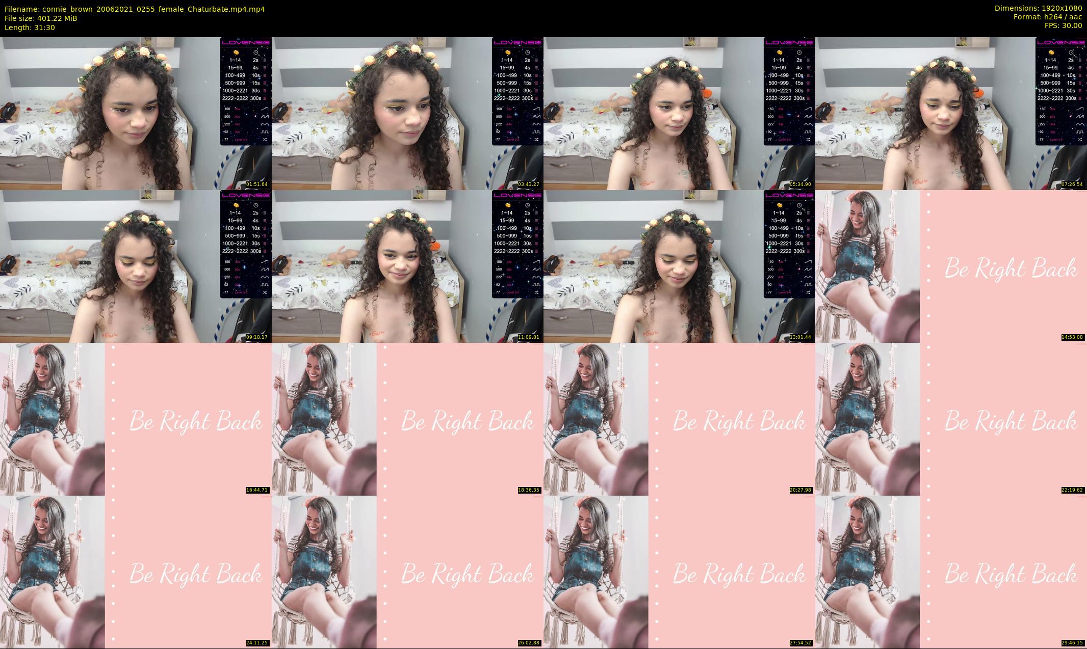 connie_brown — 32 minute Chaturbate female cam show recording, 1080p, Jun 20, 2021