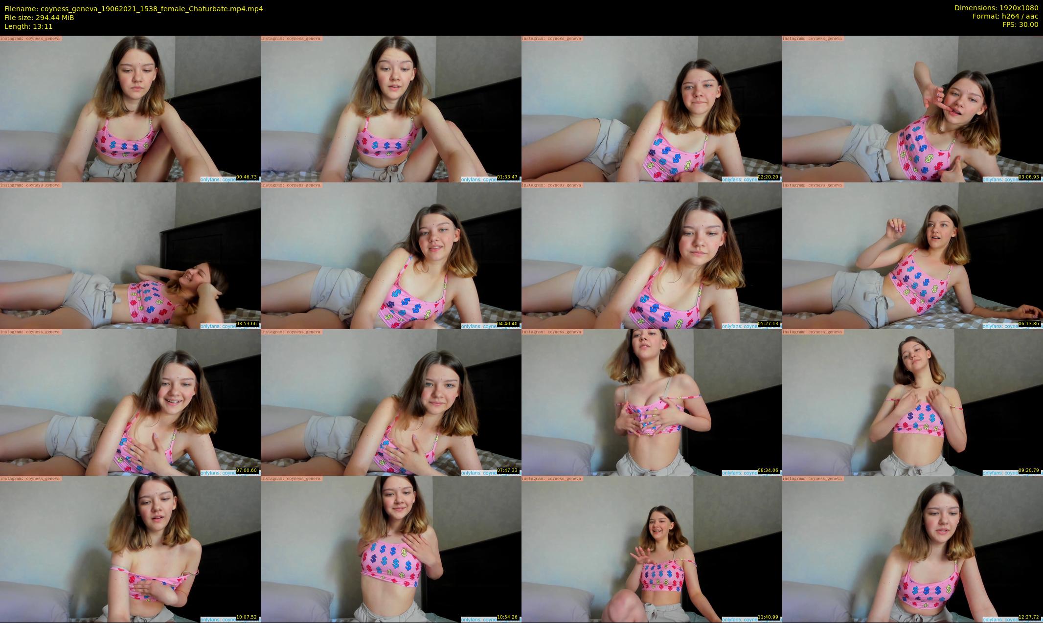 coyness_geneva — 14 minute Chaturbate female cam show recording, 1080p, Jun 19, 2021