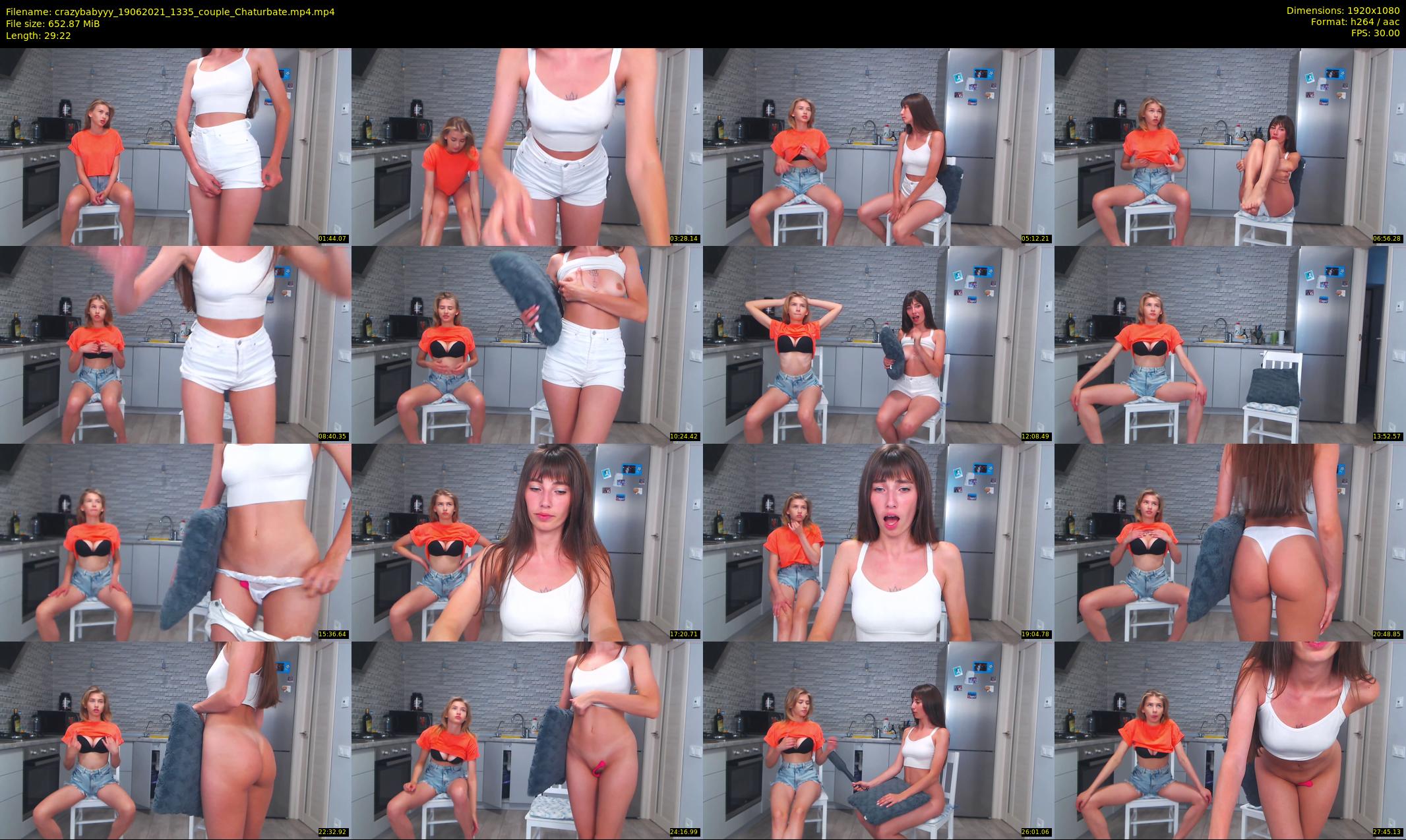 crazybabyyy — 30 minute Chaturbate couple cam show recording, 1080p, Jun 19, 2021