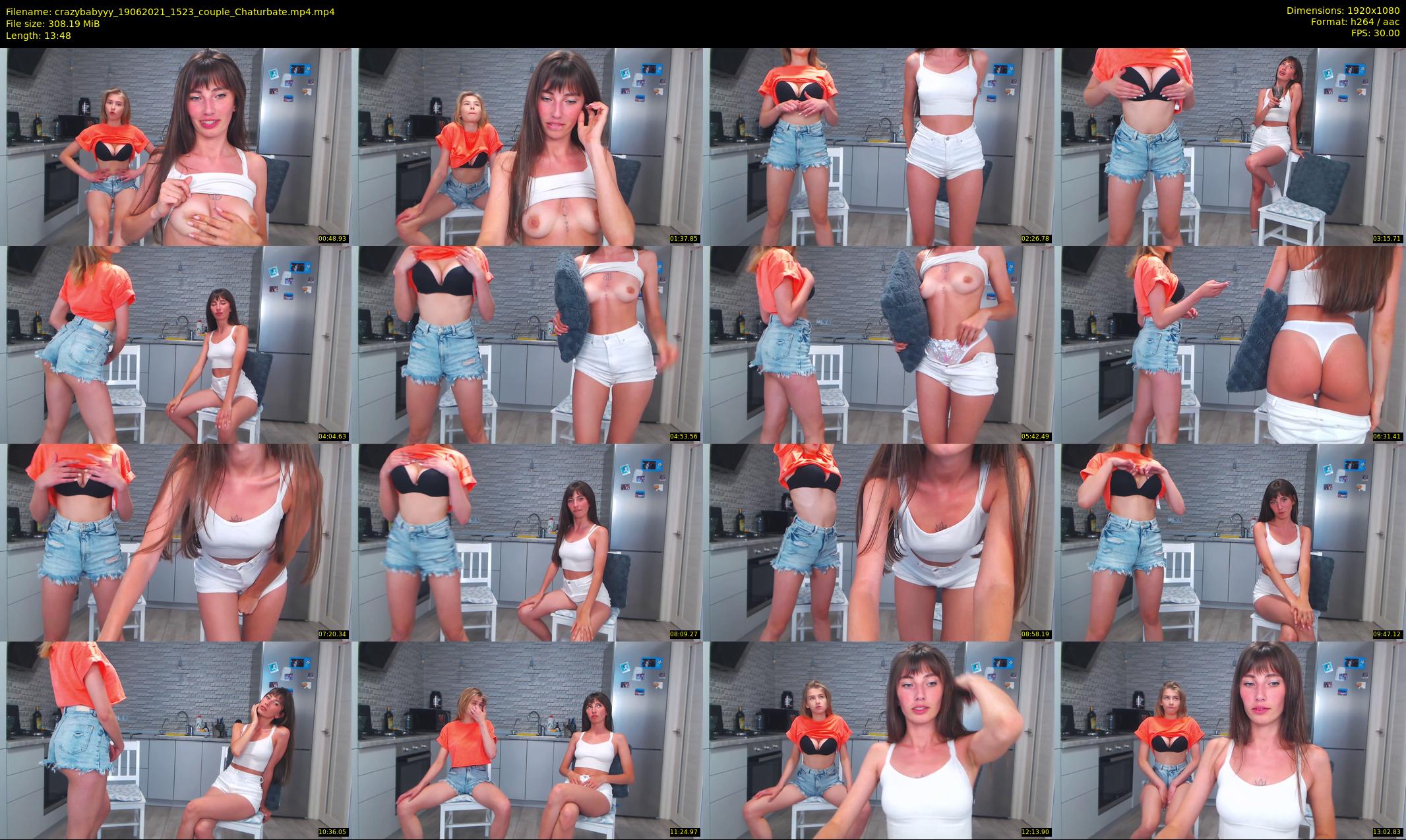 crazybabyyy — 14 minute Chaturbate couple cam show recording, 1080p, Jun 19, 2021