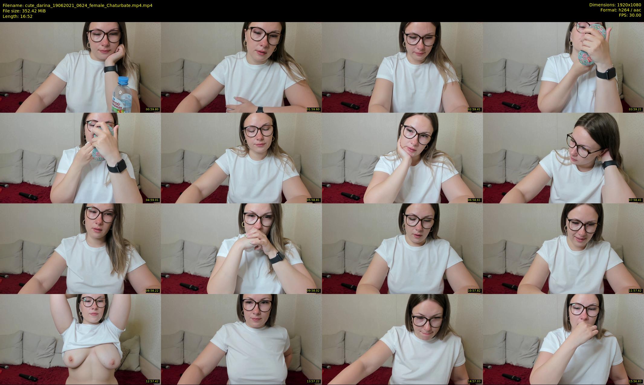 cute_darina — 17 minute Chaturbate female cam show recording, 1080p, Jun 19, 2021