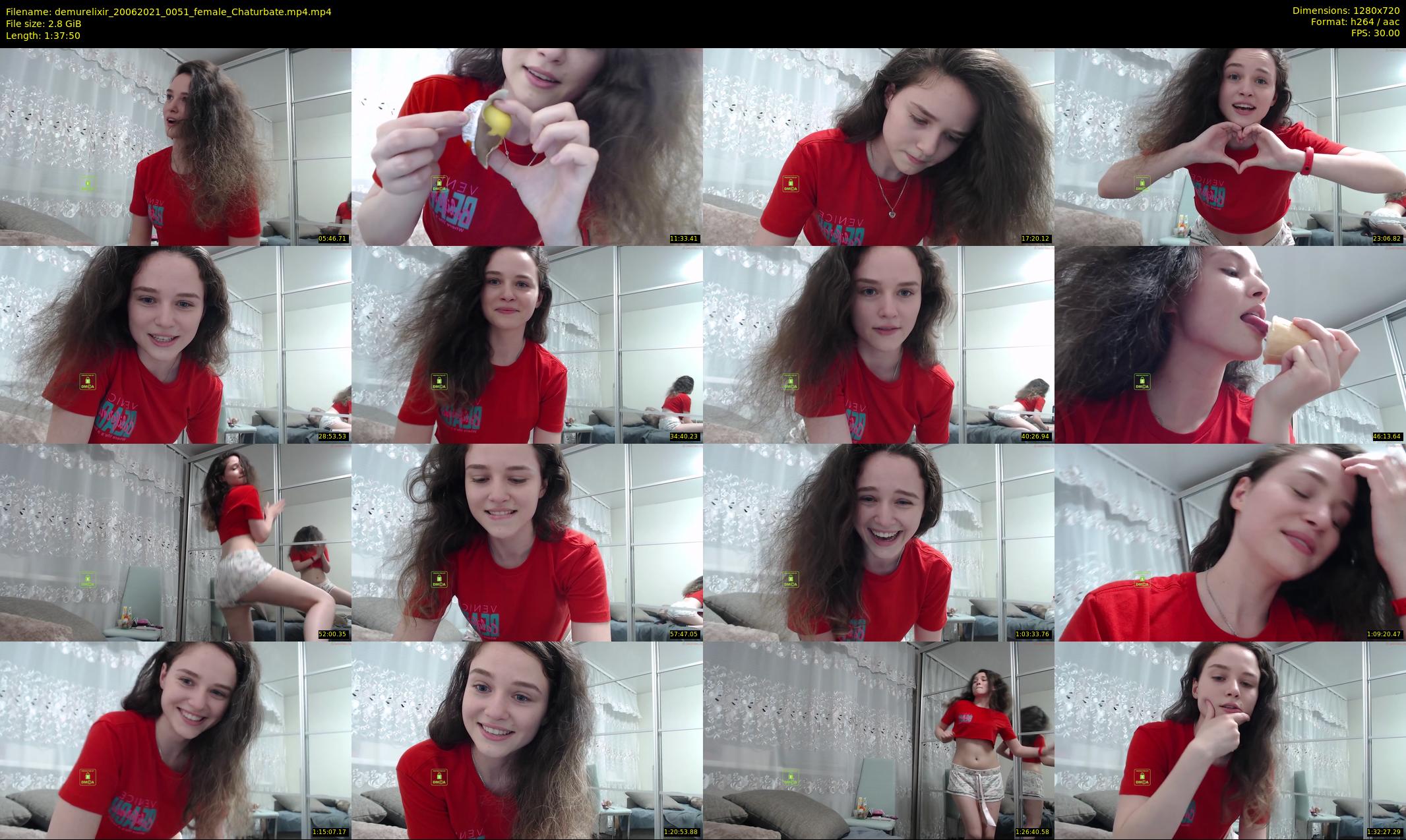 demurelixir — 98 minute Chaturbate female cam show recording, 720p, Jun 20, 2021