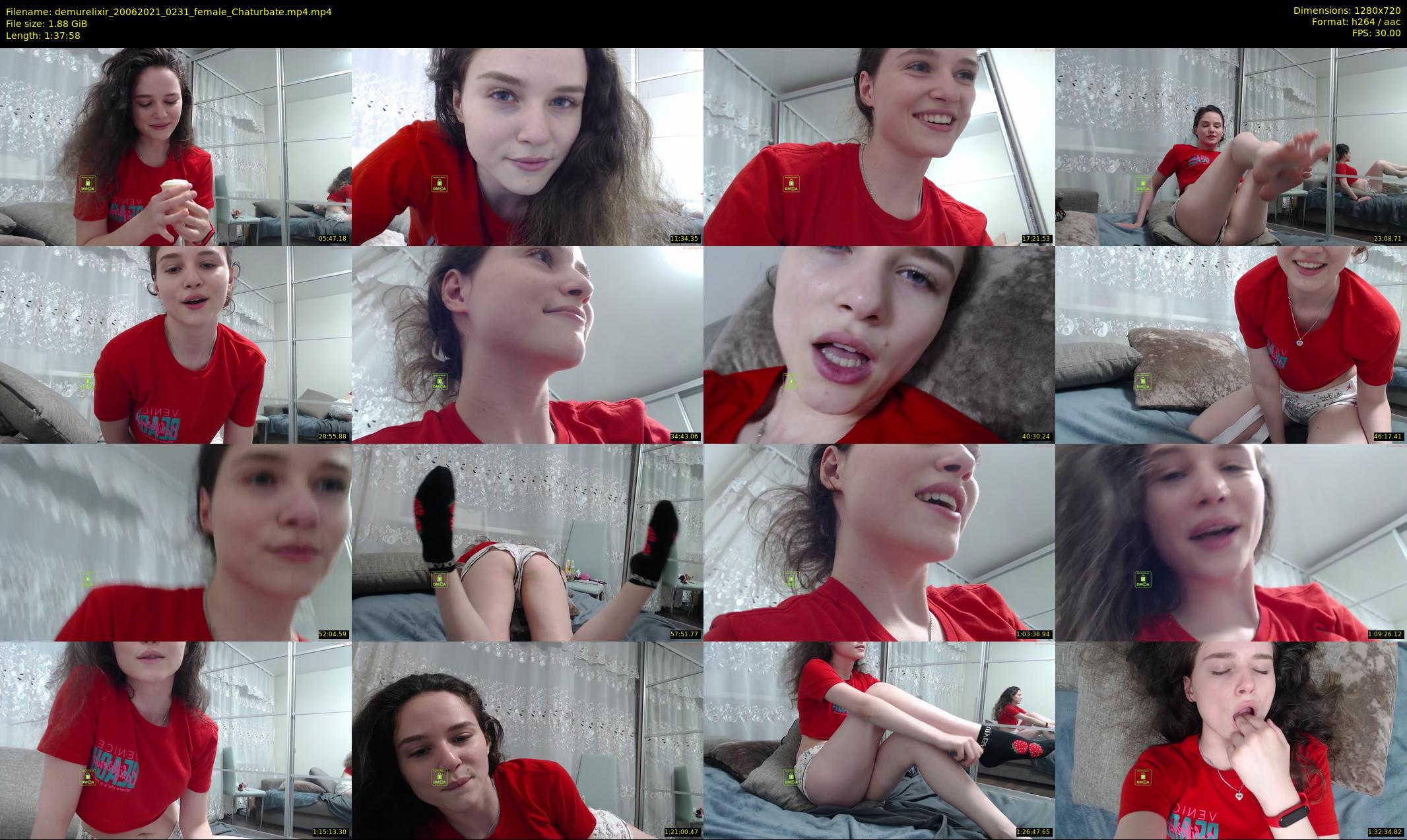 demurelixir — 98 minute Chaturbate female cam show recording, 720p, Jun 20, 2021