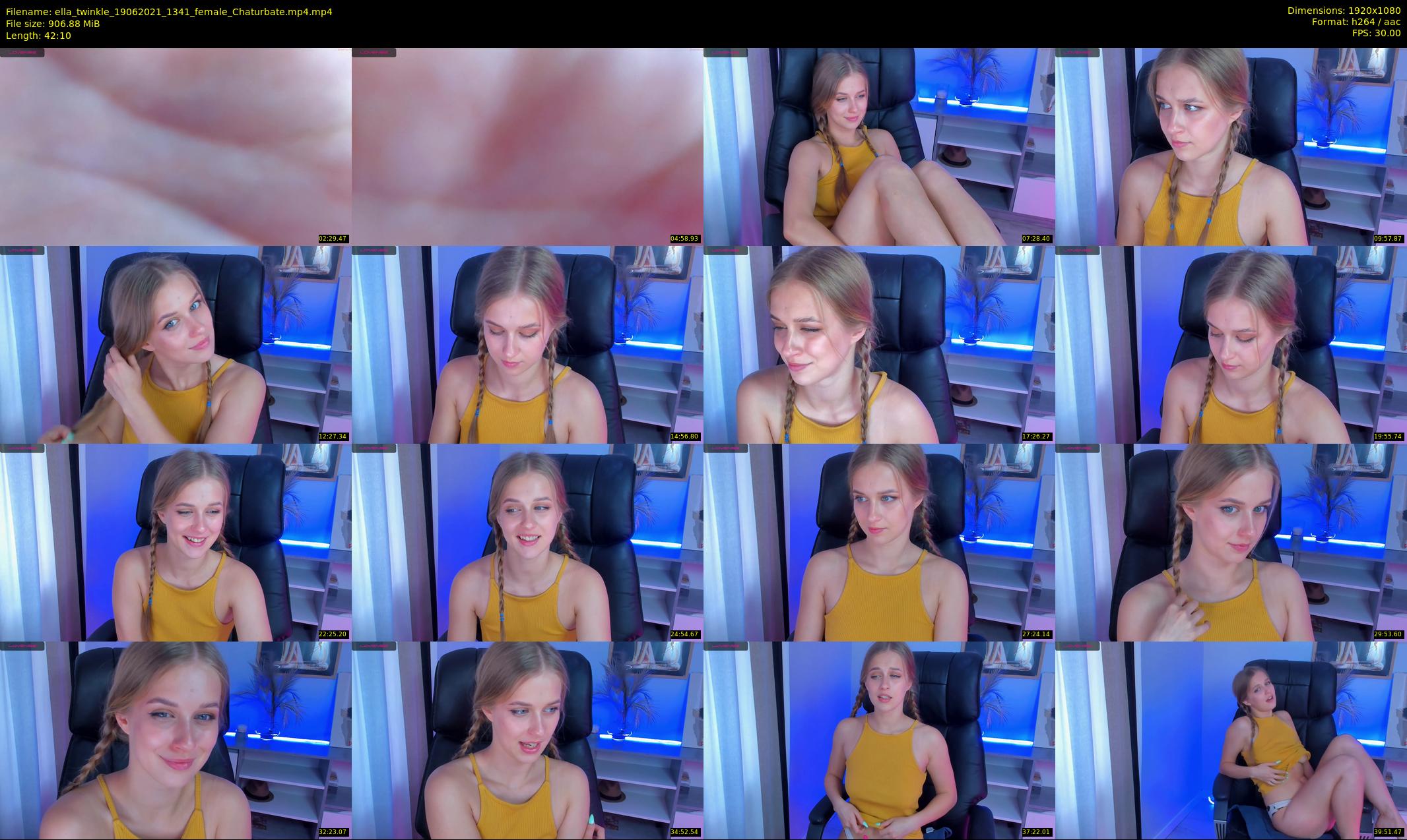 ella_twinkle — 43 minute Chaturbate female cam show recording, 1080p, Jun 19, 2021