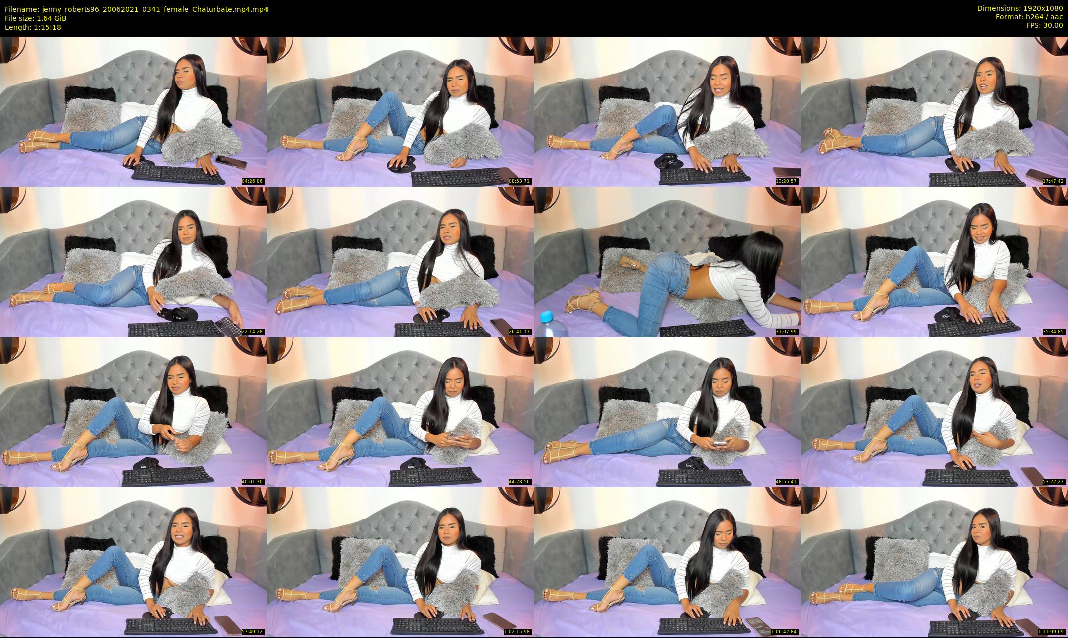 jenny_roberts96 — 76 minute Chaturbate female cam show recording, 1080p, Jun 20, 2021