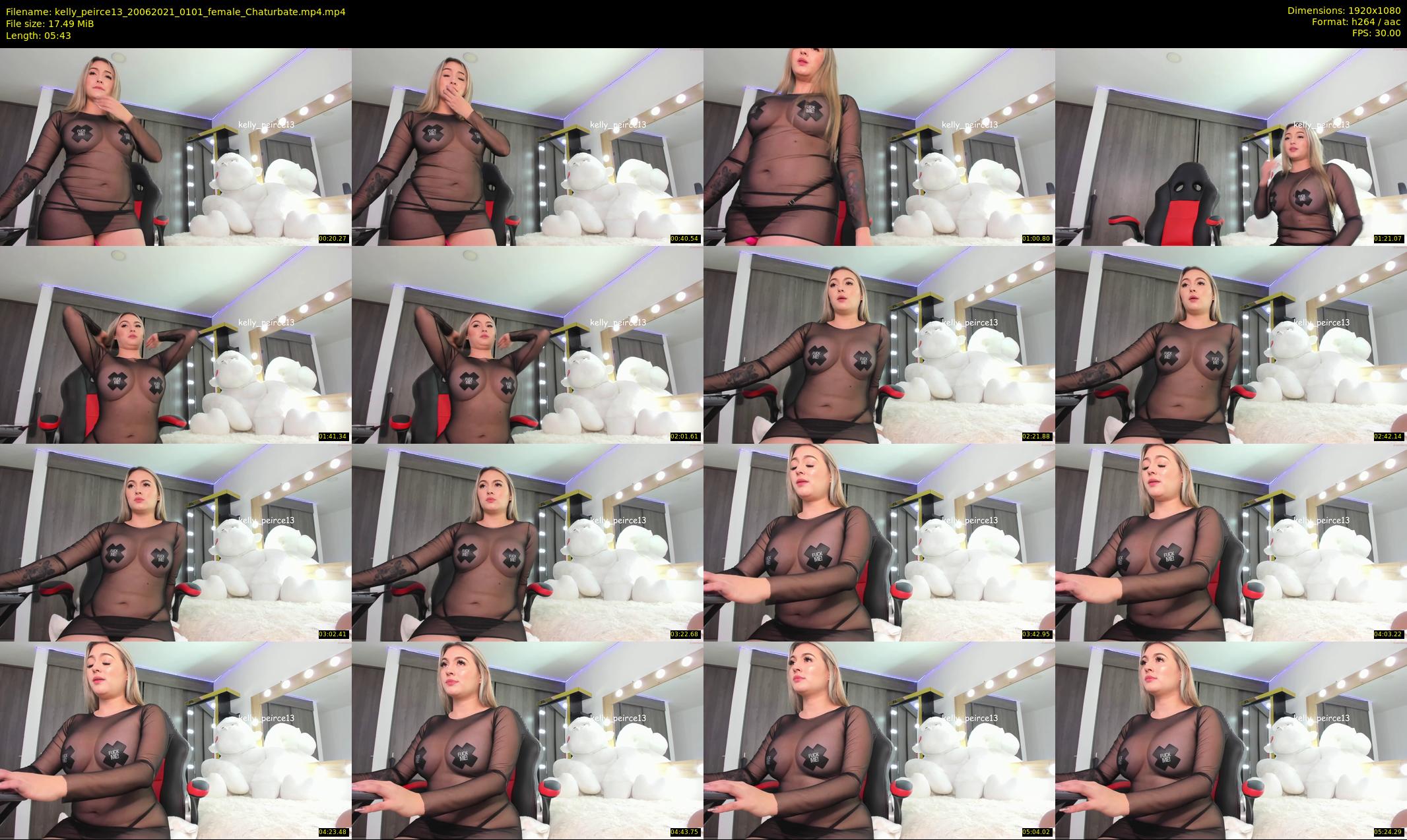kelly_peirce13 — 6 minute Chaturbate female cam show recording, 1080p, Jun 20, 2021