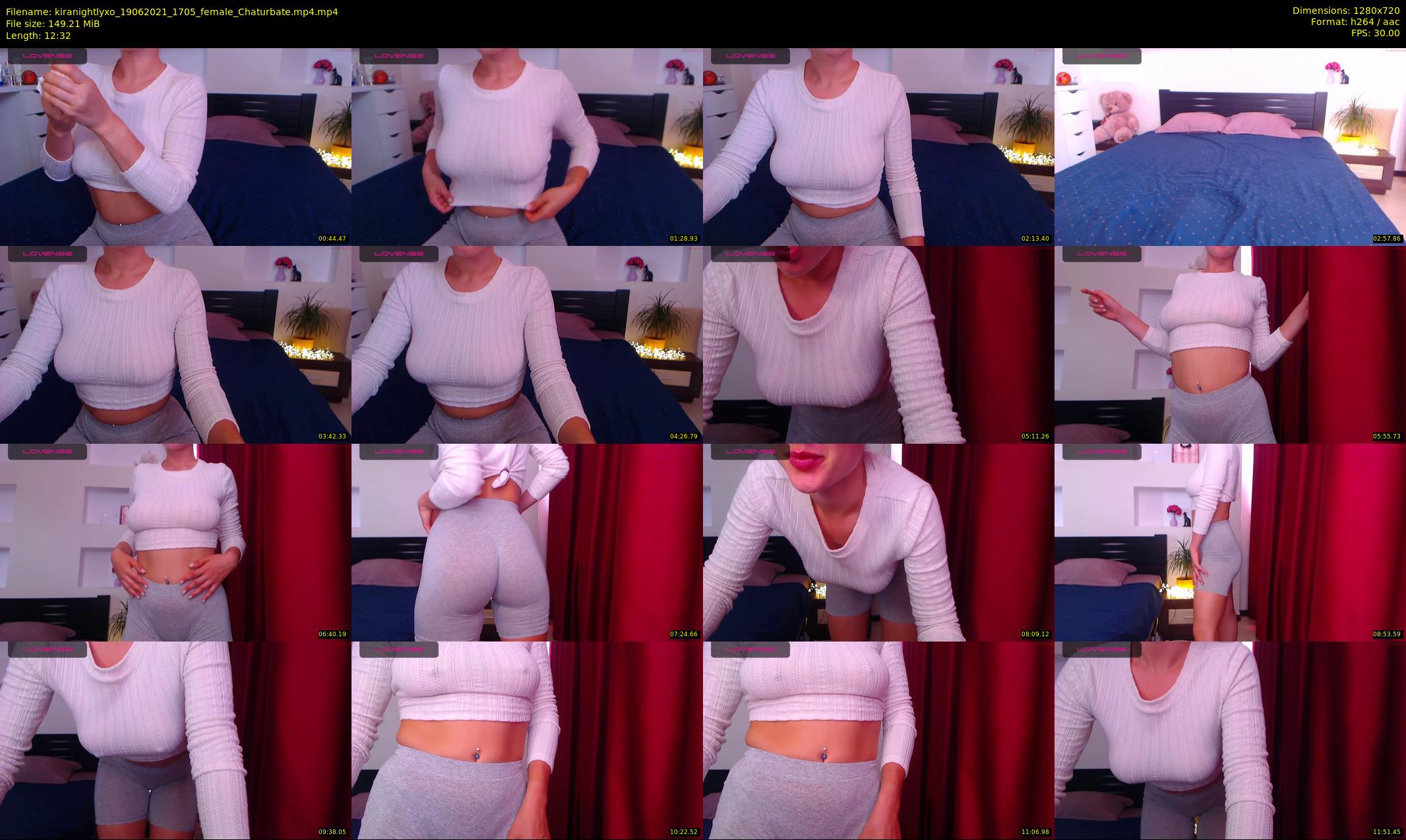 kiranightlyxo — 13 minute Chaturbate female cam show recording, 720p, Jun 19, 2021