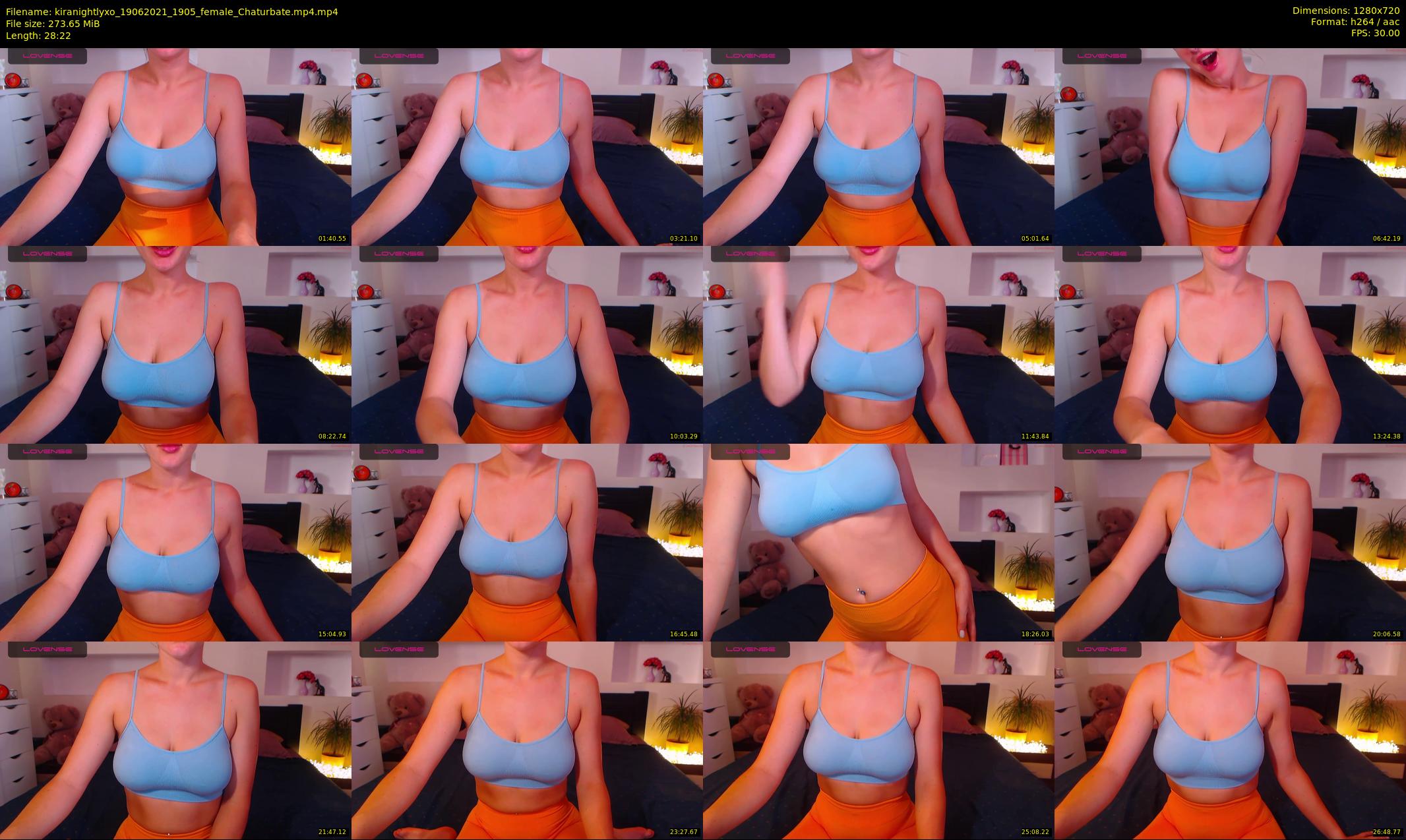 kiranightlyxo — 29 minute Chaturbate female cam show recording, 720p, Jun 19, 2021