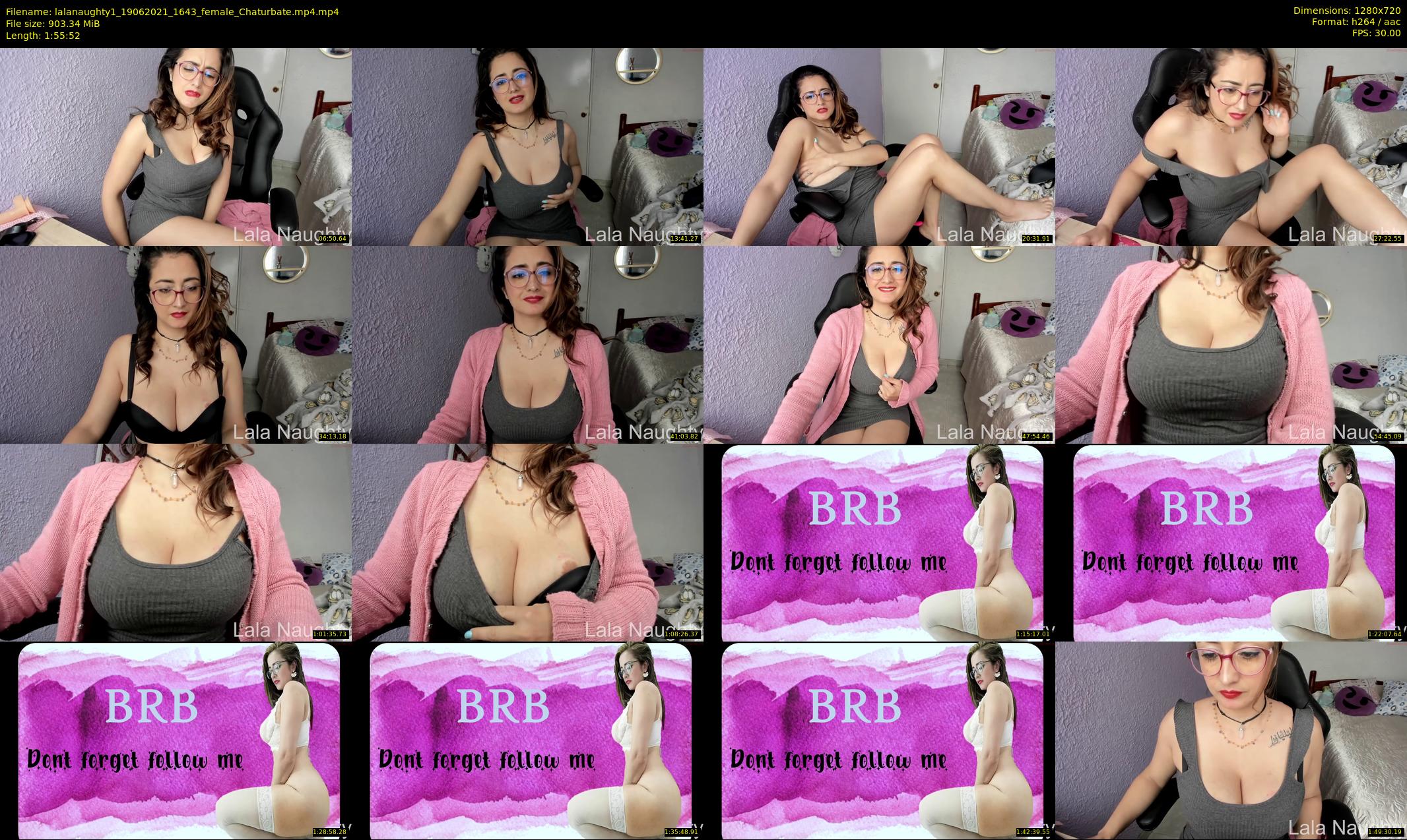 lalanaughty1 — 116 minute Chaturbate female cam show recording, 720p, Jun 19, 2021