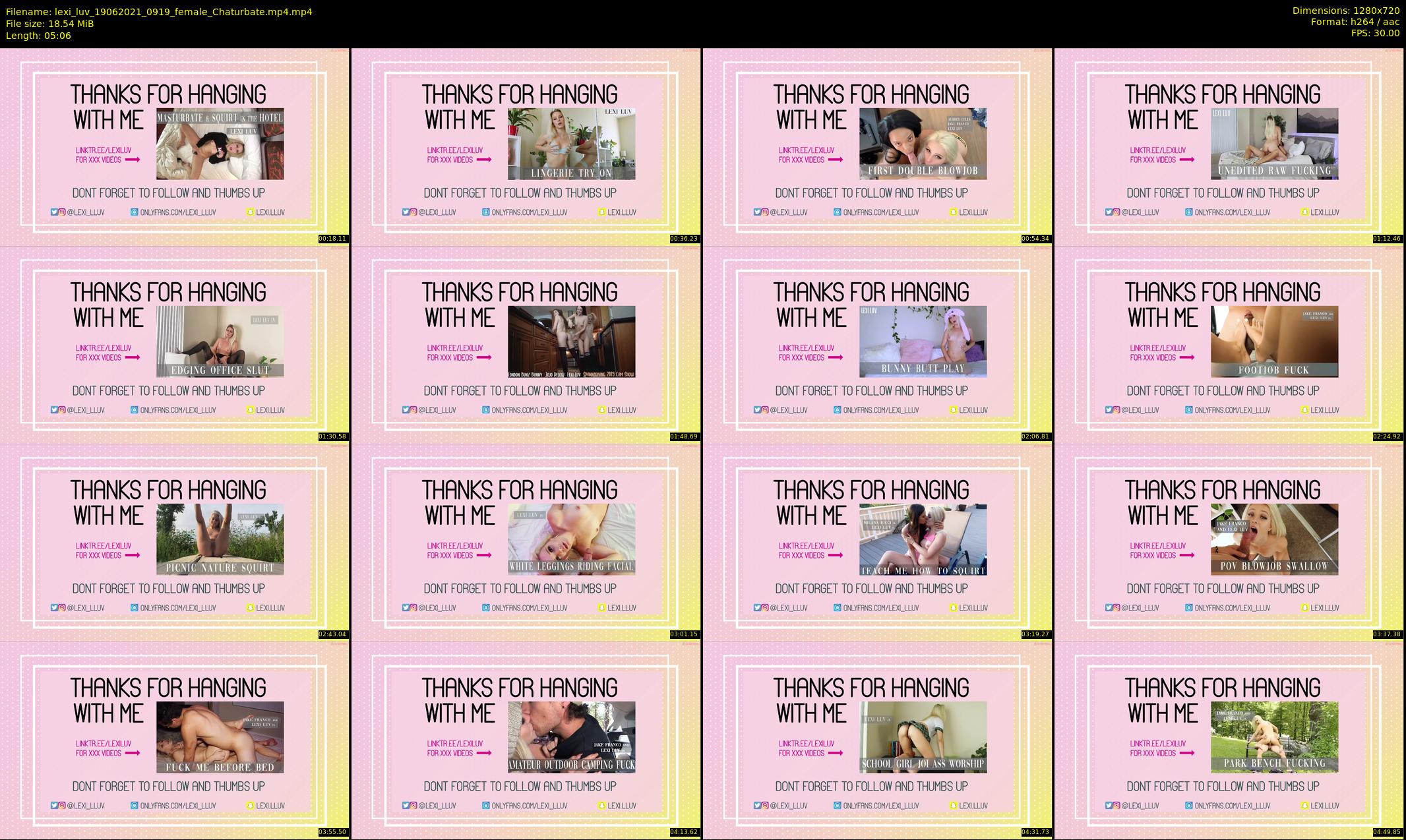 lexi_luv — 6 minute Chaturbate female cam show recording, 720p, Jun 19, 2021