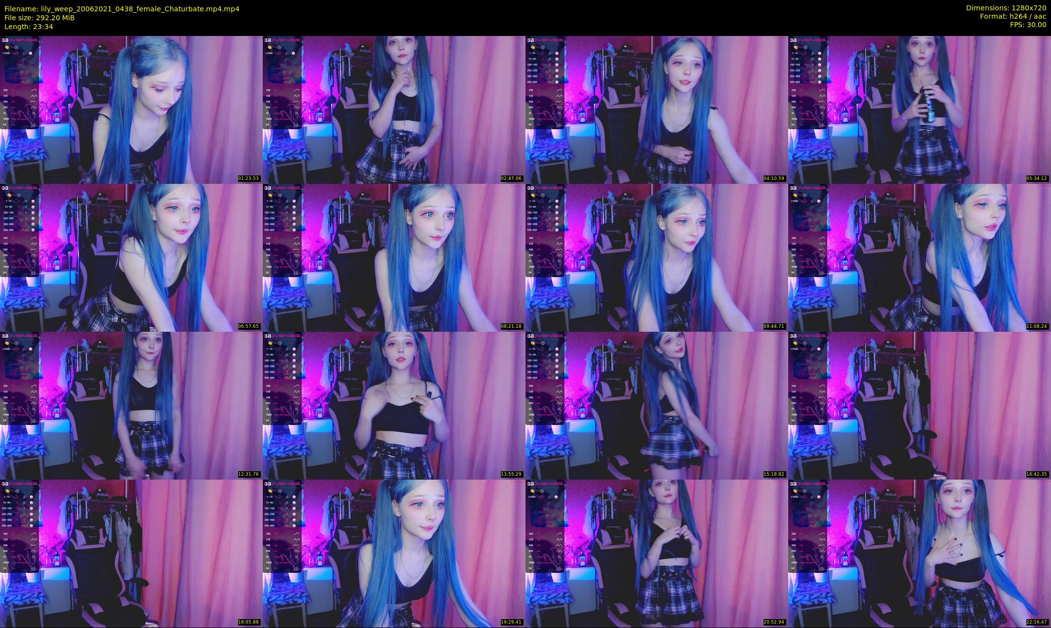 lily_weep — 24 minute Chaturbate female cam show recording, 720p, Jun 20, 2021