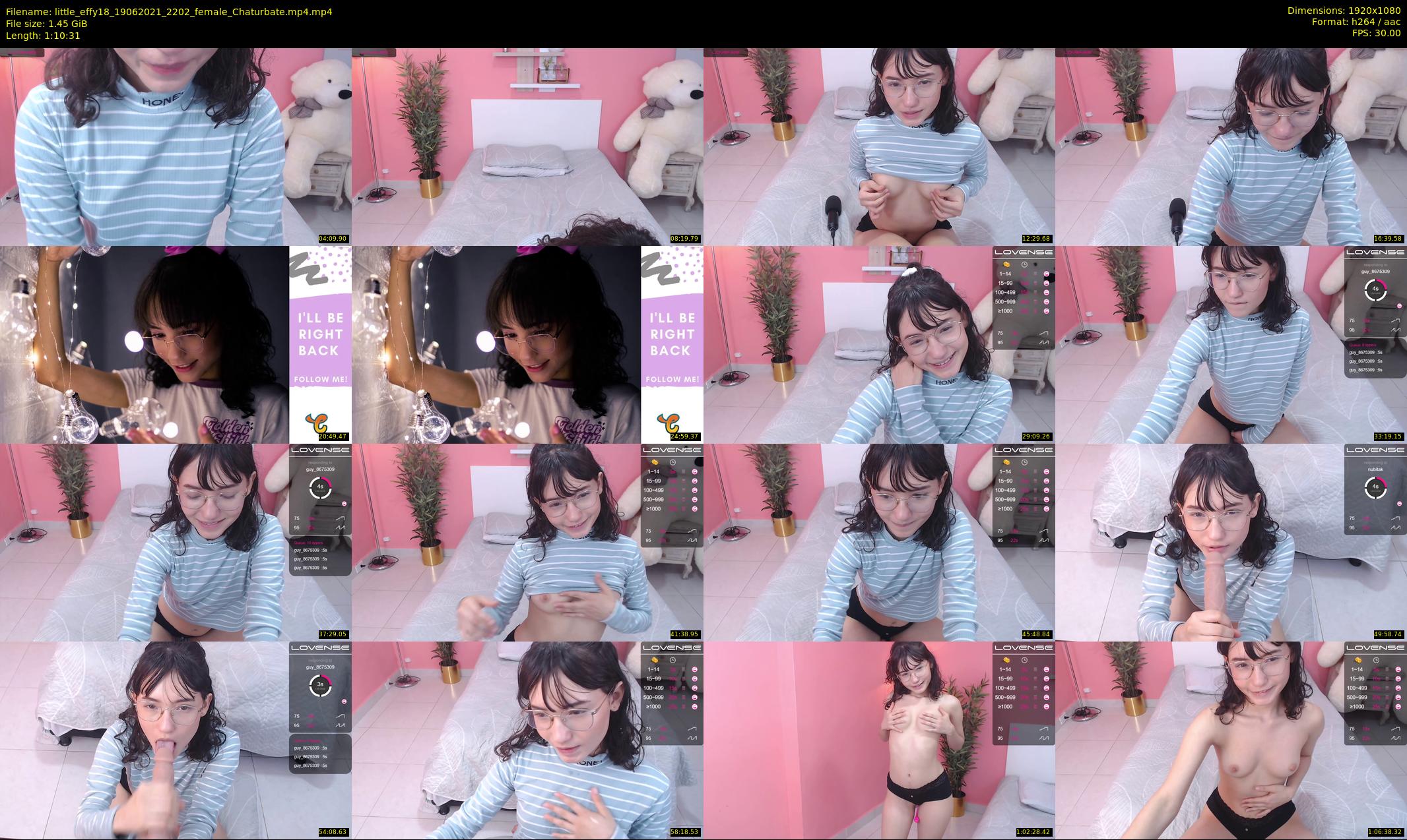 little_effy18 — 71 minute Chaturbate female cam show recording, 1080p, Jun 19, 2021