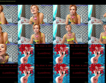 luxiehorny — 7 minute Chaturbate female cam show recording, 1080p, Jun 19, 2021