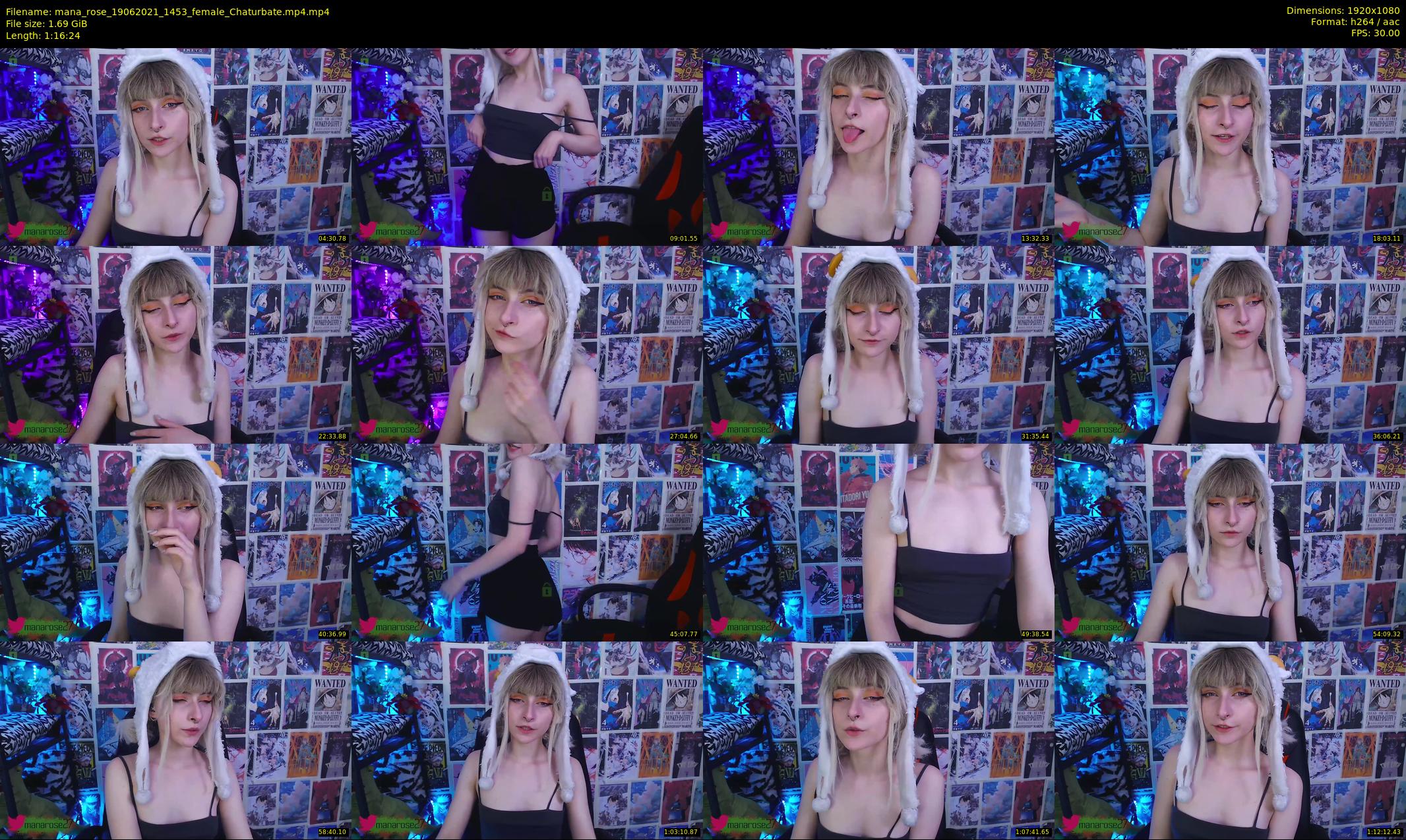 mana_rose — 77 minute Chaturbate female cam show recording, 1080p, Jun 19, 2021