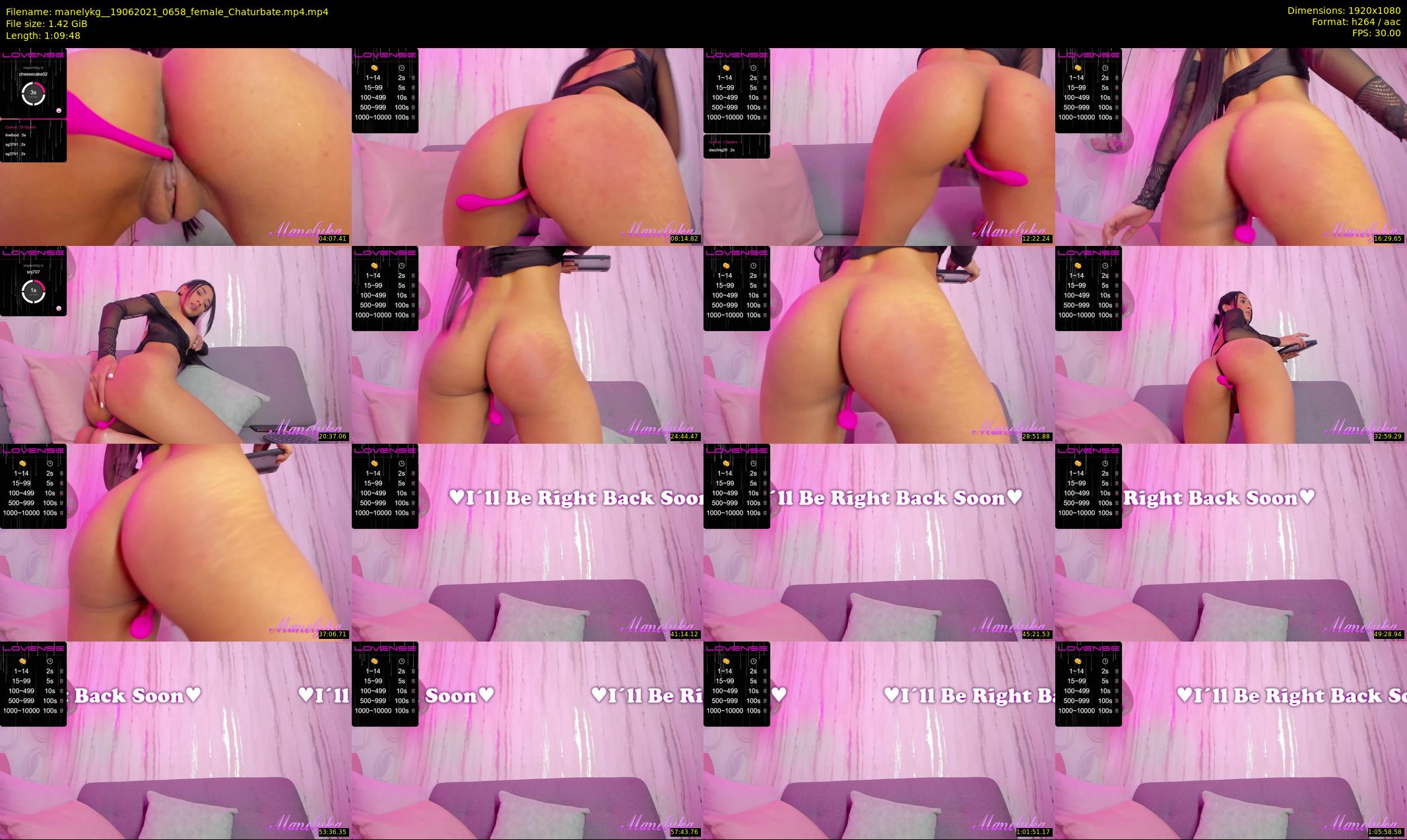 manelykg_ — 70 minute Chaturbate female cam show recording, 1080p, Jun 19, 2021