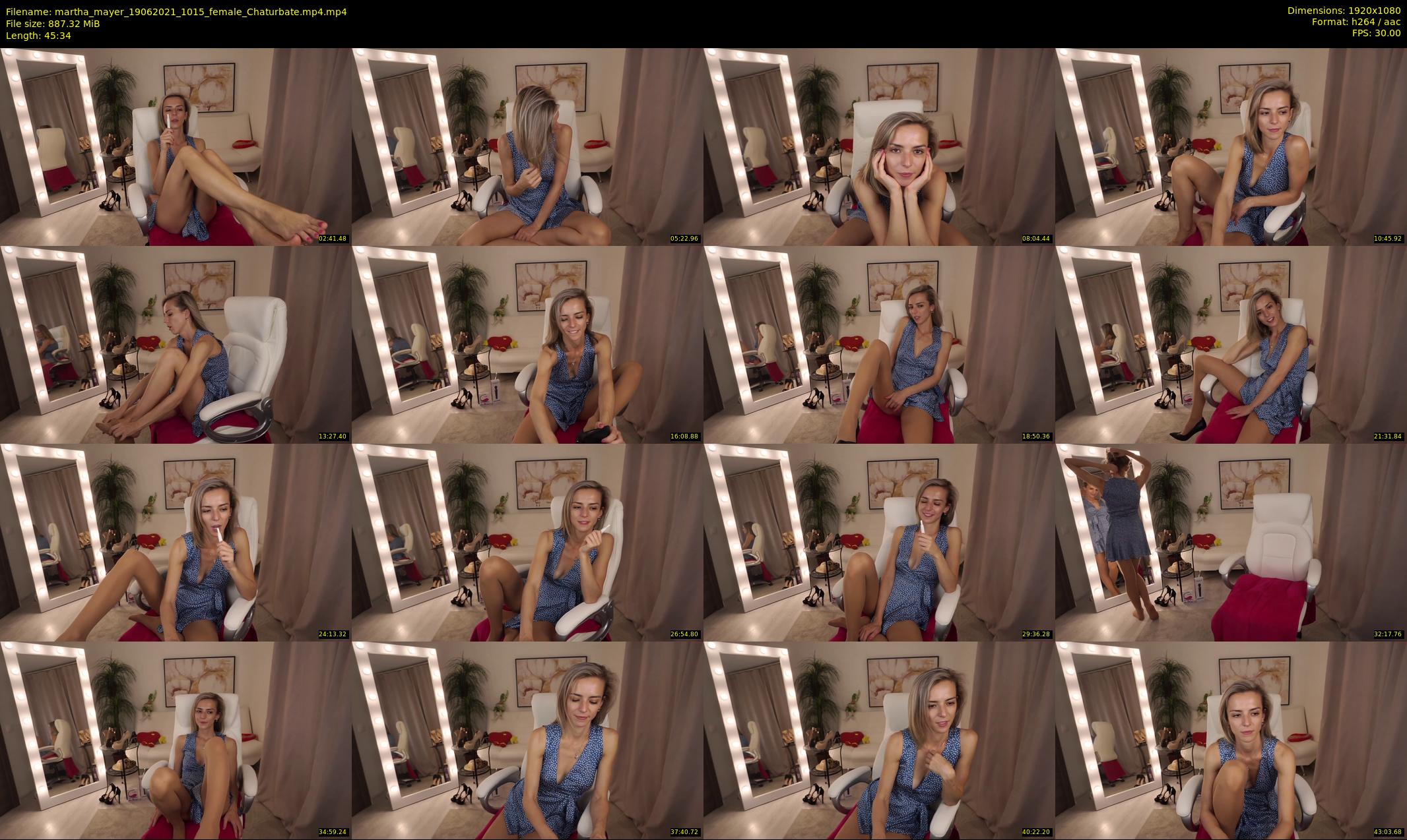 martha_mayer — 46 minute Chaturbate female cam show recording, 1080p, Jun 19, 2021