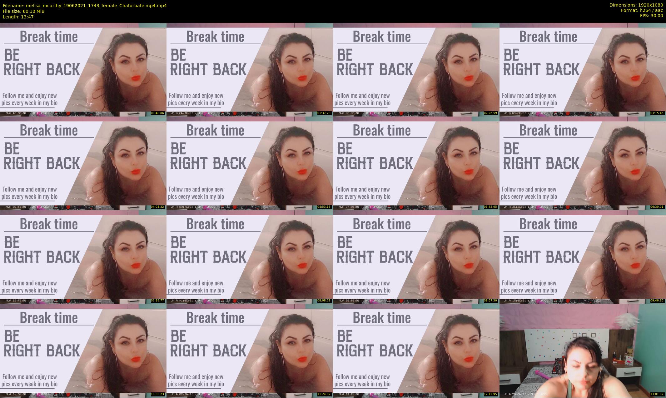 melisa_mcarthy — 14 minute Chaturbate couple cam show recording, 1080p, Jun 19, 2021