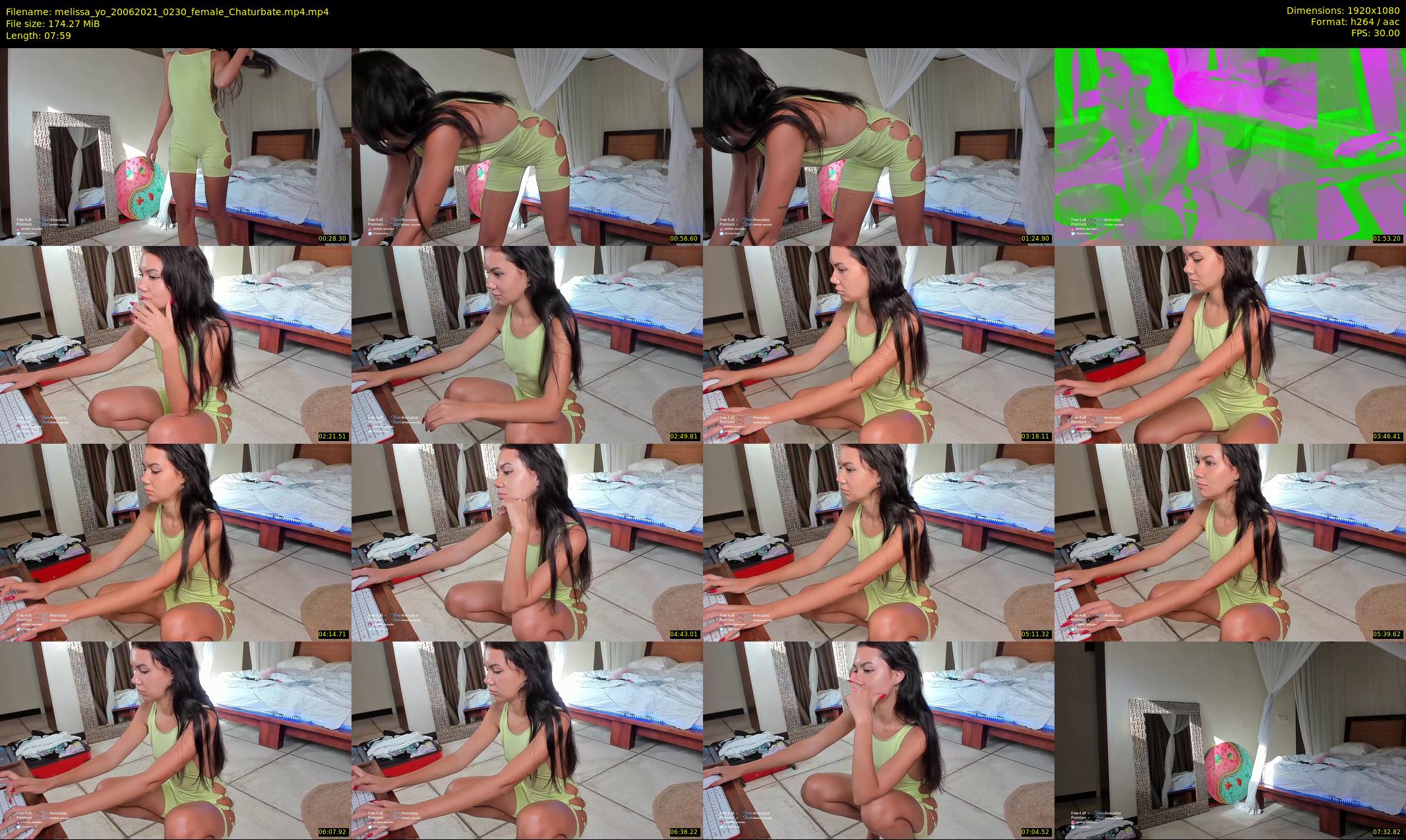 melissa_yo — 8 minute Chaturbate female cam show recording, 1080p, Jun 20, 2021