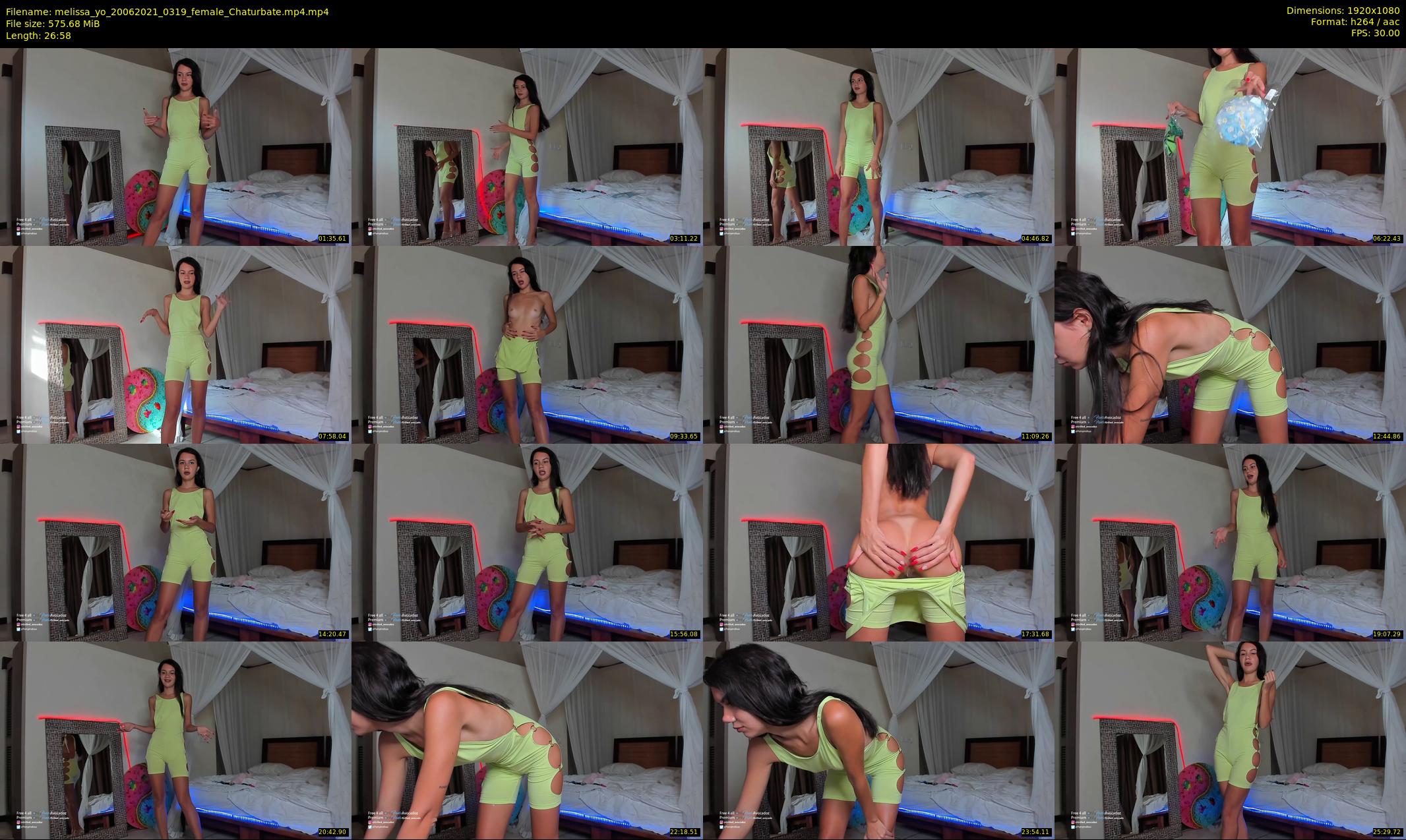 melissa_yo — 27 minute Chaturbate female cam show recording, 1080p, Jun 20, 2021