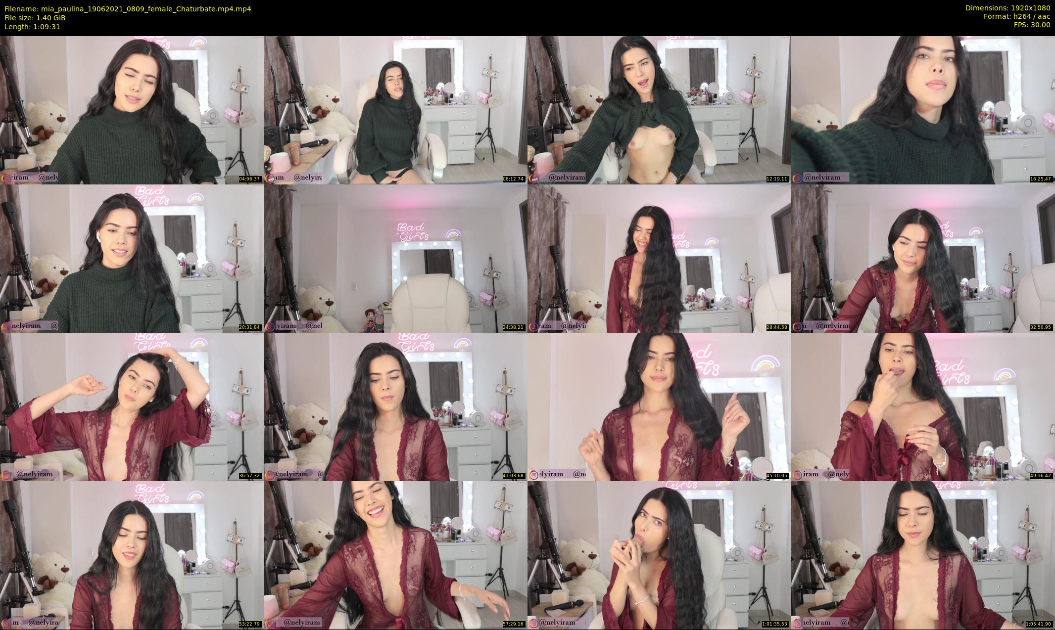 mia_paulina — 70 minute Chaturbate female cam show recording, 1080p, Jun 19, 2021