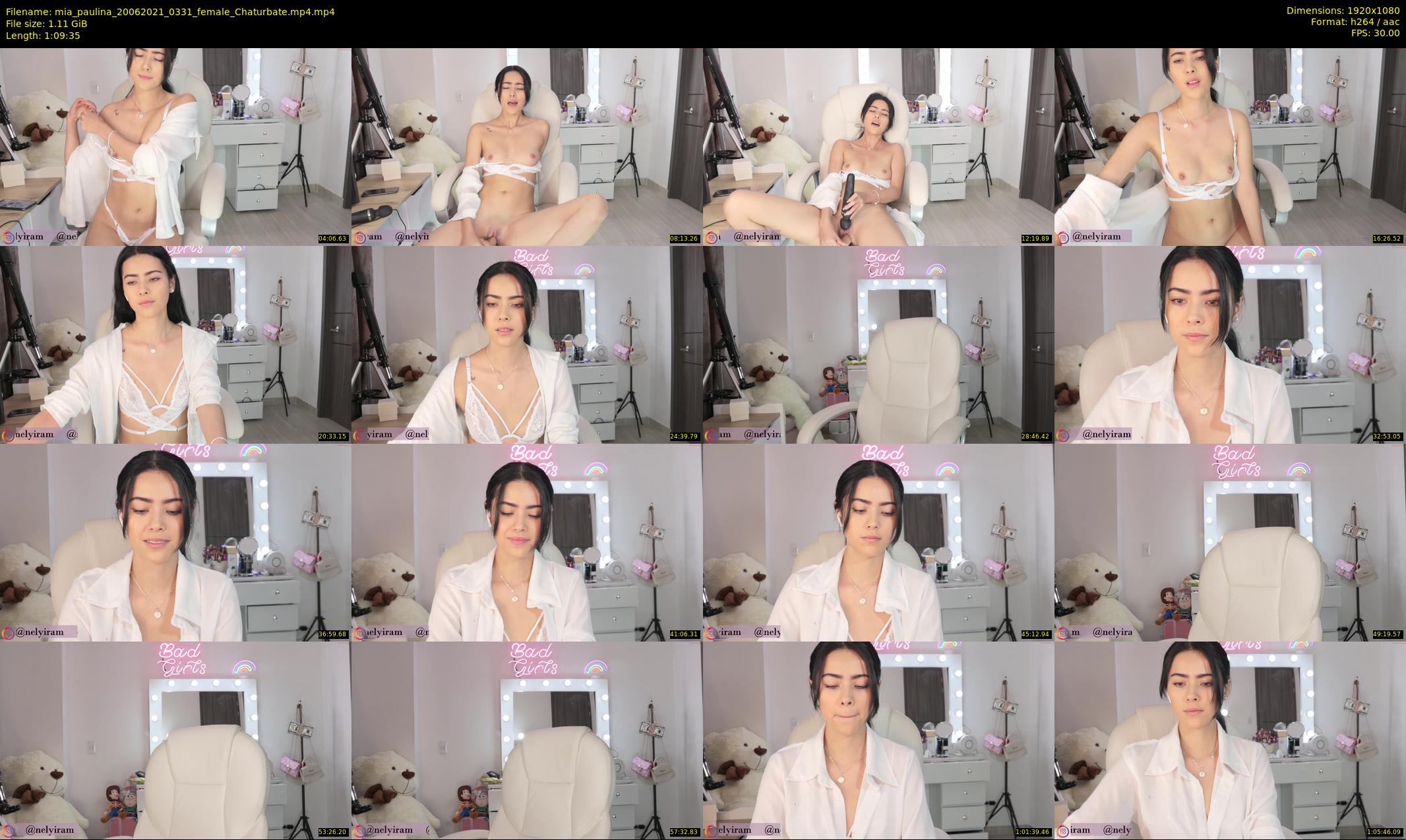 mia_paulina — 70 minute Chaturbate female cam show recording, 1080p, Jun 20, 2021