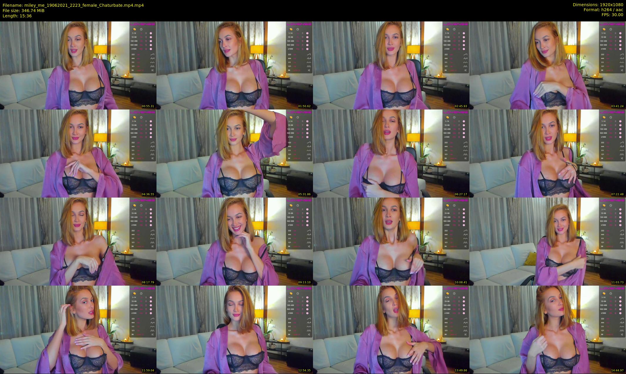 miley_me — 16 minute Chaturbate female cam show recording, 1080p, Jun 19, 2021