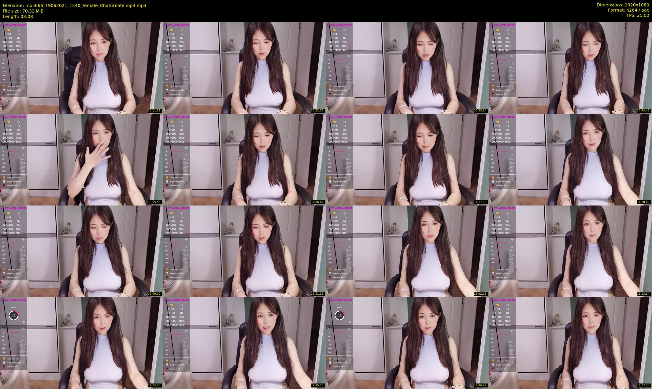 moli666 — 4 minute Chaturbate female cam show recording, 1080p, Jun 19, 2021