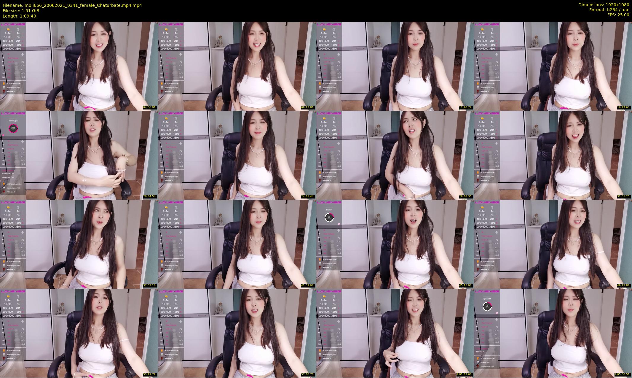 moli666 — 70 minute Chaturbate female cam show recording, 1080p, Jun 20, 2021