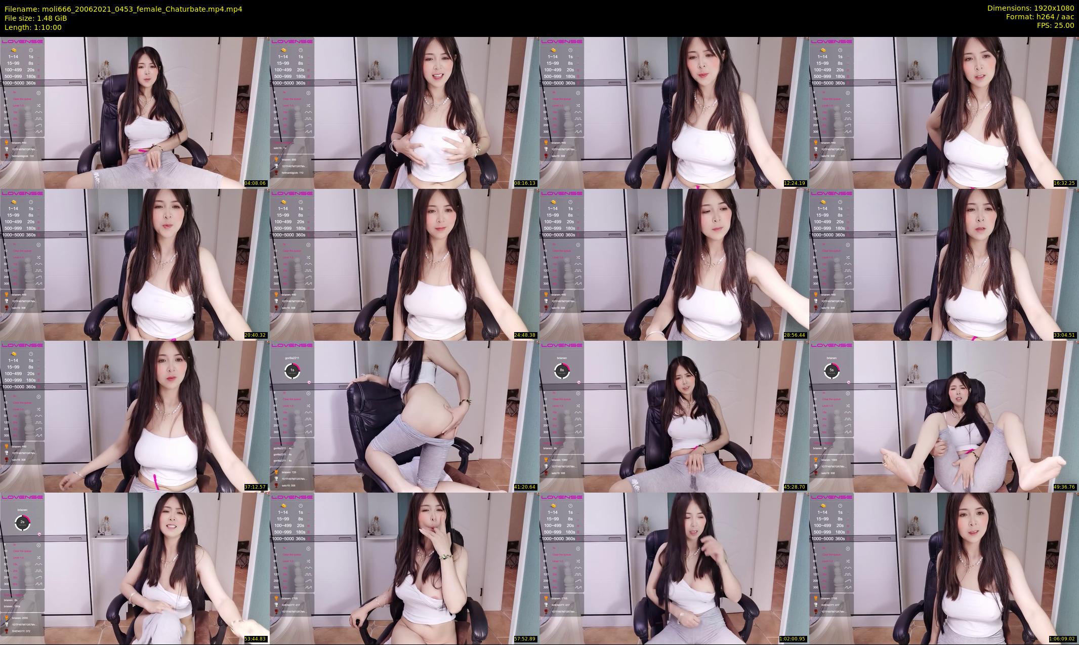 moli666 — 70 minute Chaturbate female cam show recording, 1080p, Jun 20, 2021