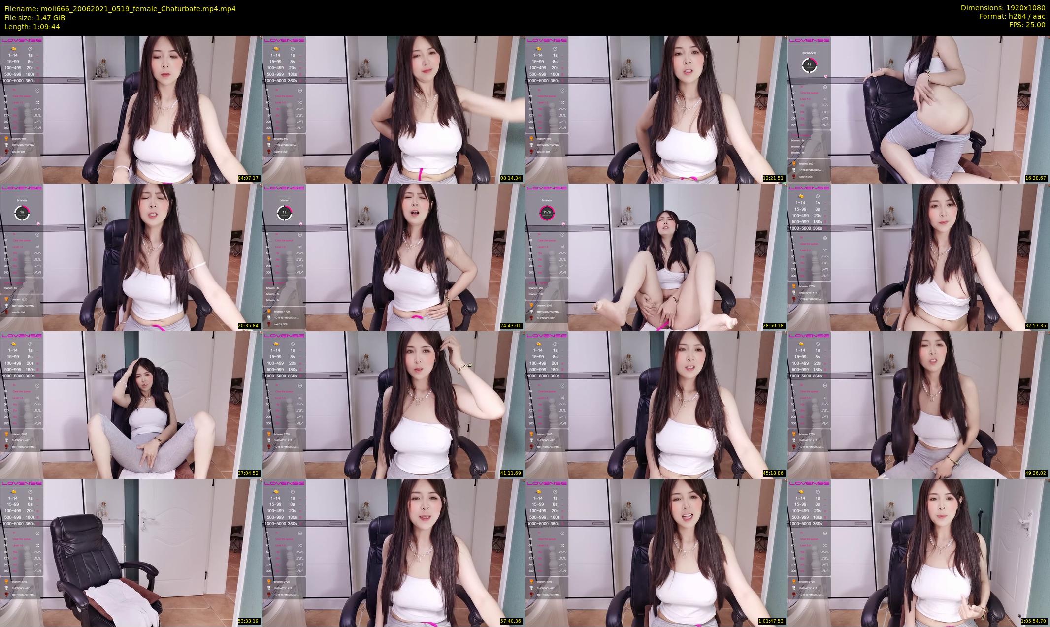 moli666 — 70 minute Chaturbate female cam show recording, 1080p, Jun 20, 2021