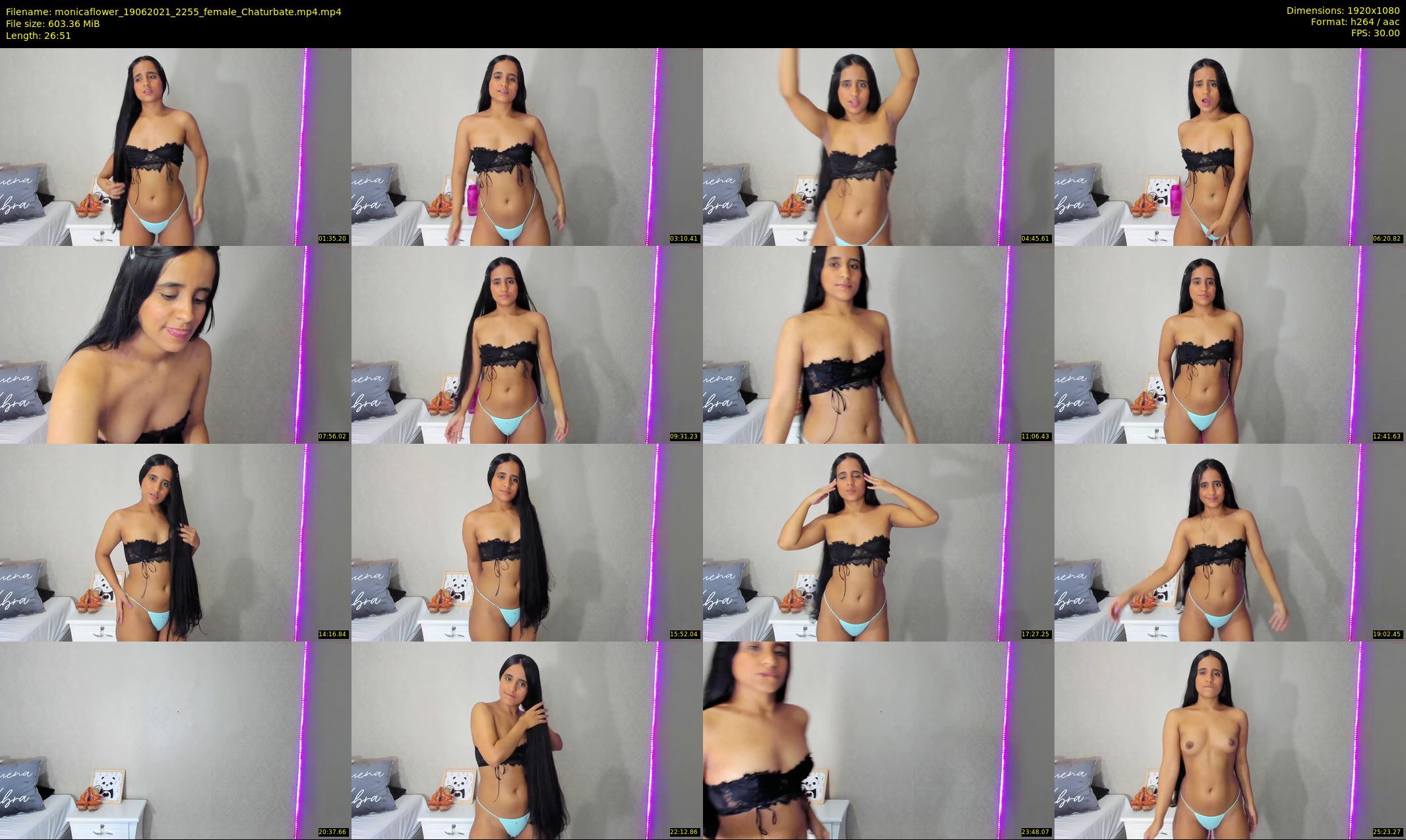 monicaflower — 27 minute Chaturbate female cam show recording, 1080p, Jun 19, 2021