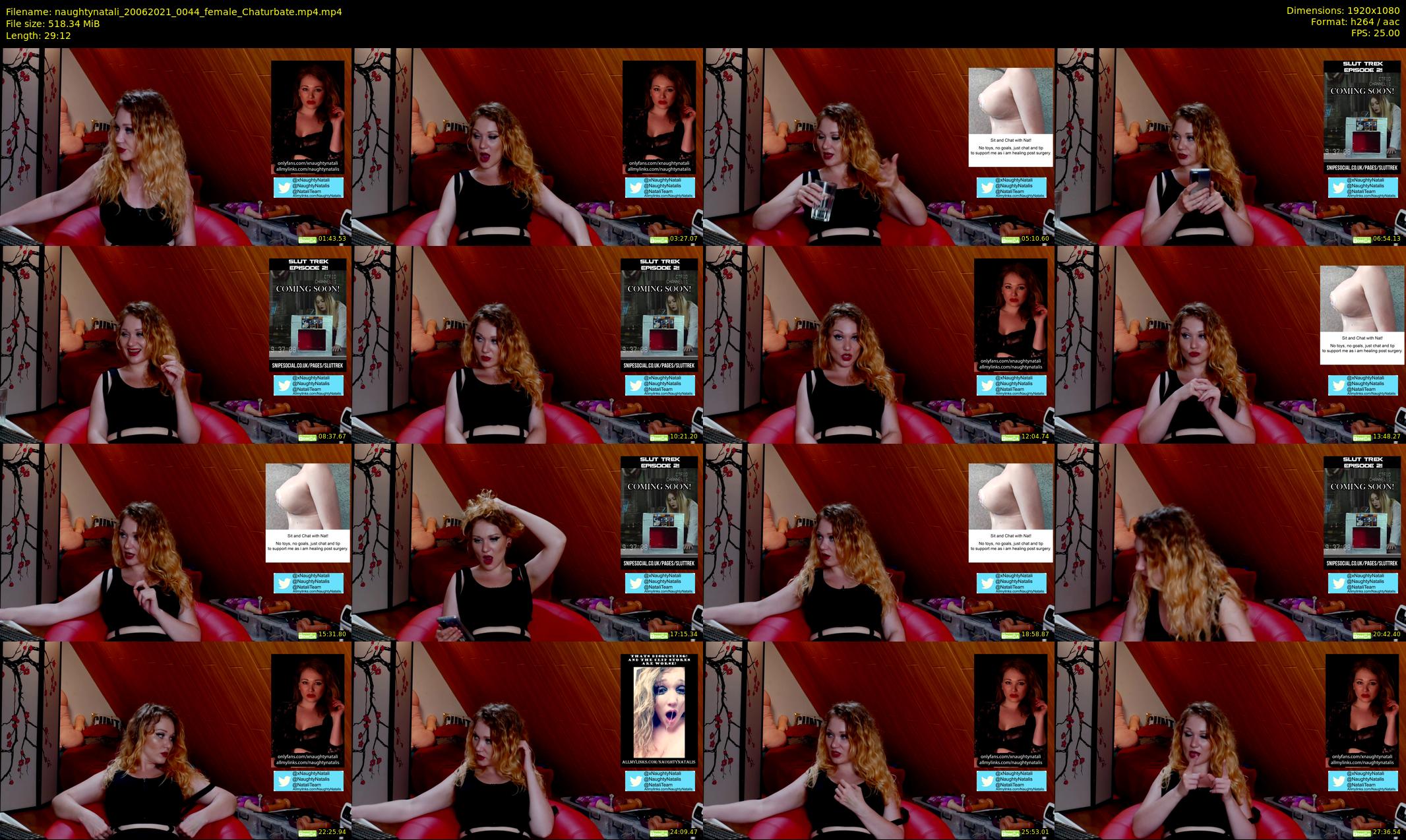 naughtynatali — 30 minute Chaturbate female cam show recording, 1080p, Jun 20, 2021