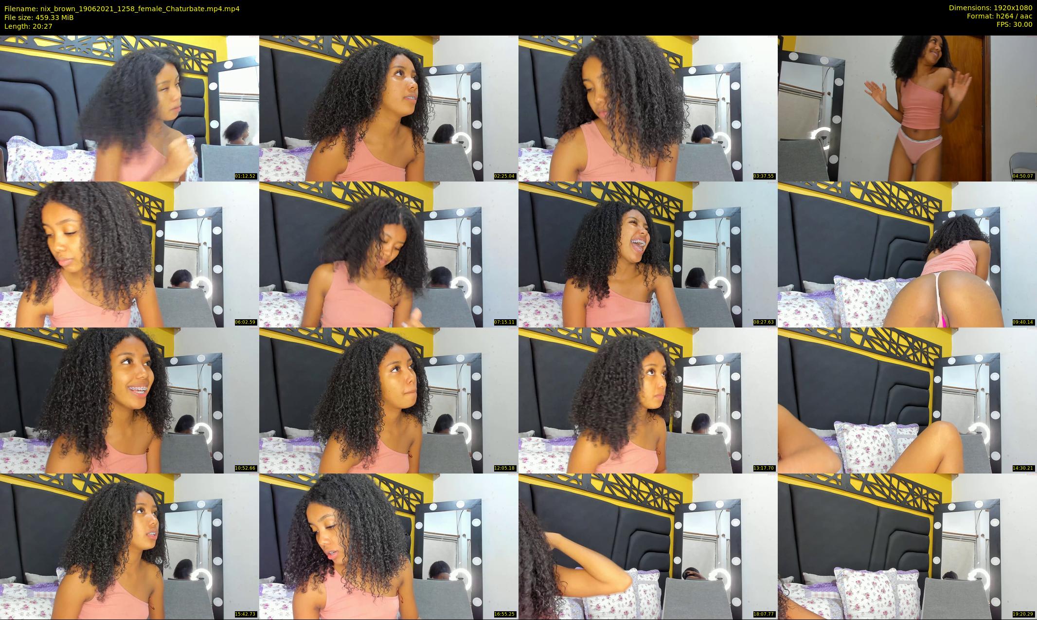 nix_brown — 21 minute Chaturbate female cam show recording, 1080p, Jun 19, 2021