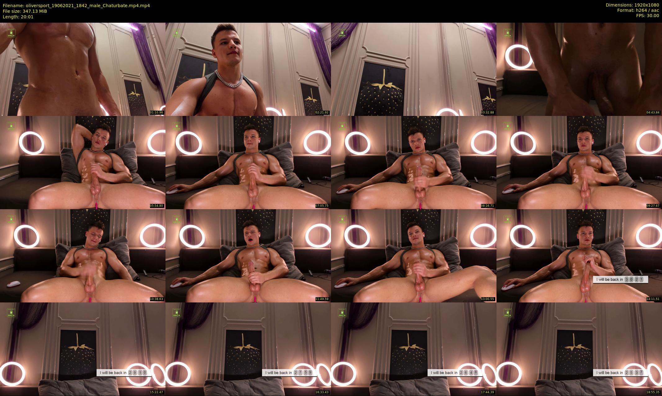 oliversport — 21 minute Chaturbate male cam show recording, 1080p, Jun 19, 2021